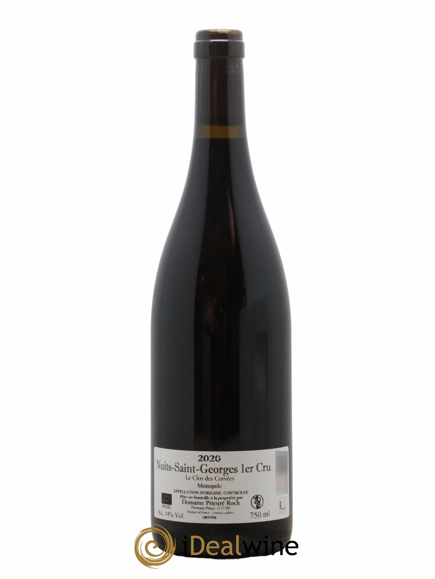 Nuits-Saint-Georges 1er Cru Le Clos des Corvées Vieilles Vignes Prieuré Roch 2020 - Lot de 1 bouteille - 1