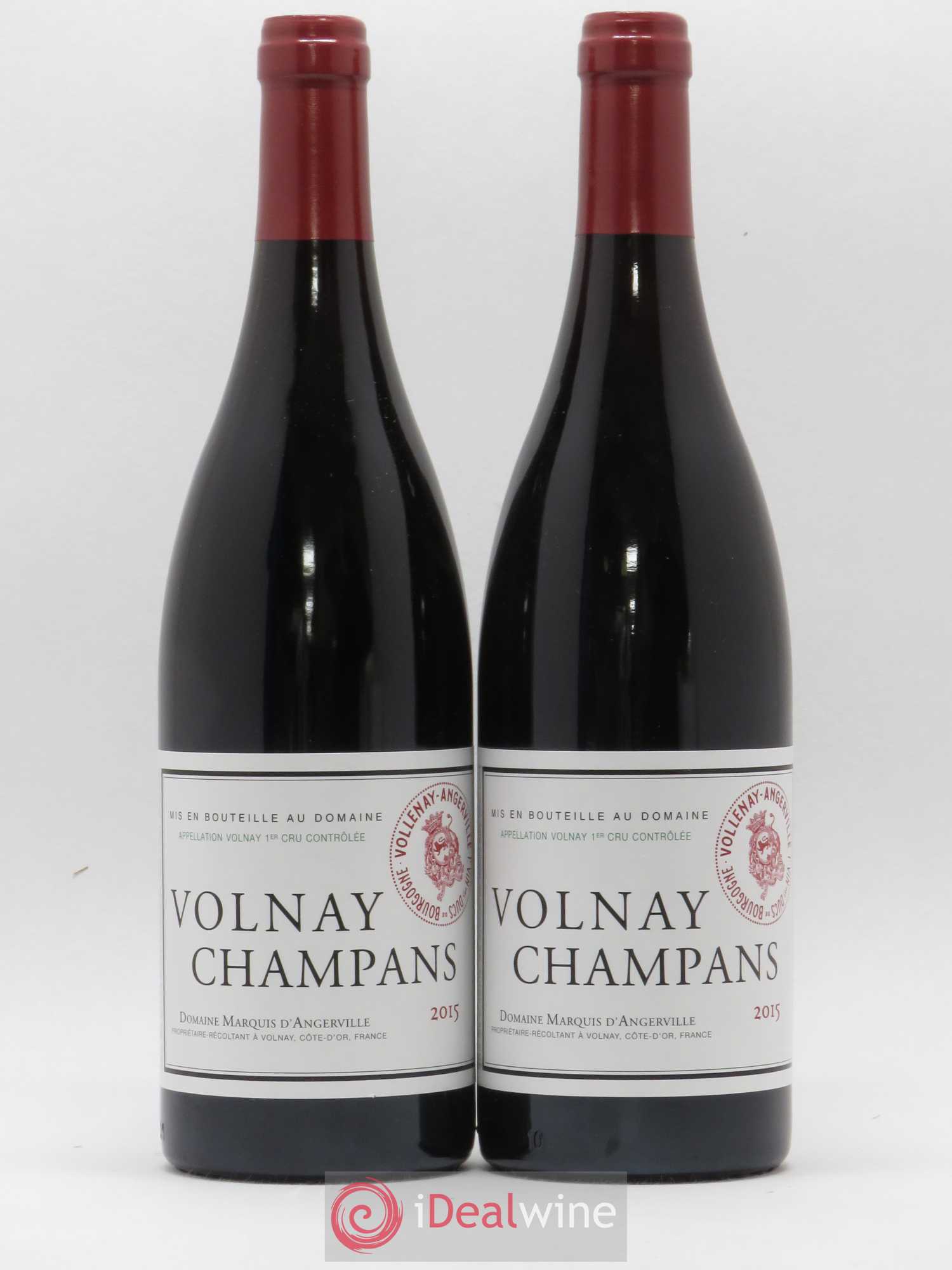 Volnay 1er Cru Champans Marquis d'Angerville (Domaine) 2015 - Lot de 2 bouteilles - 0