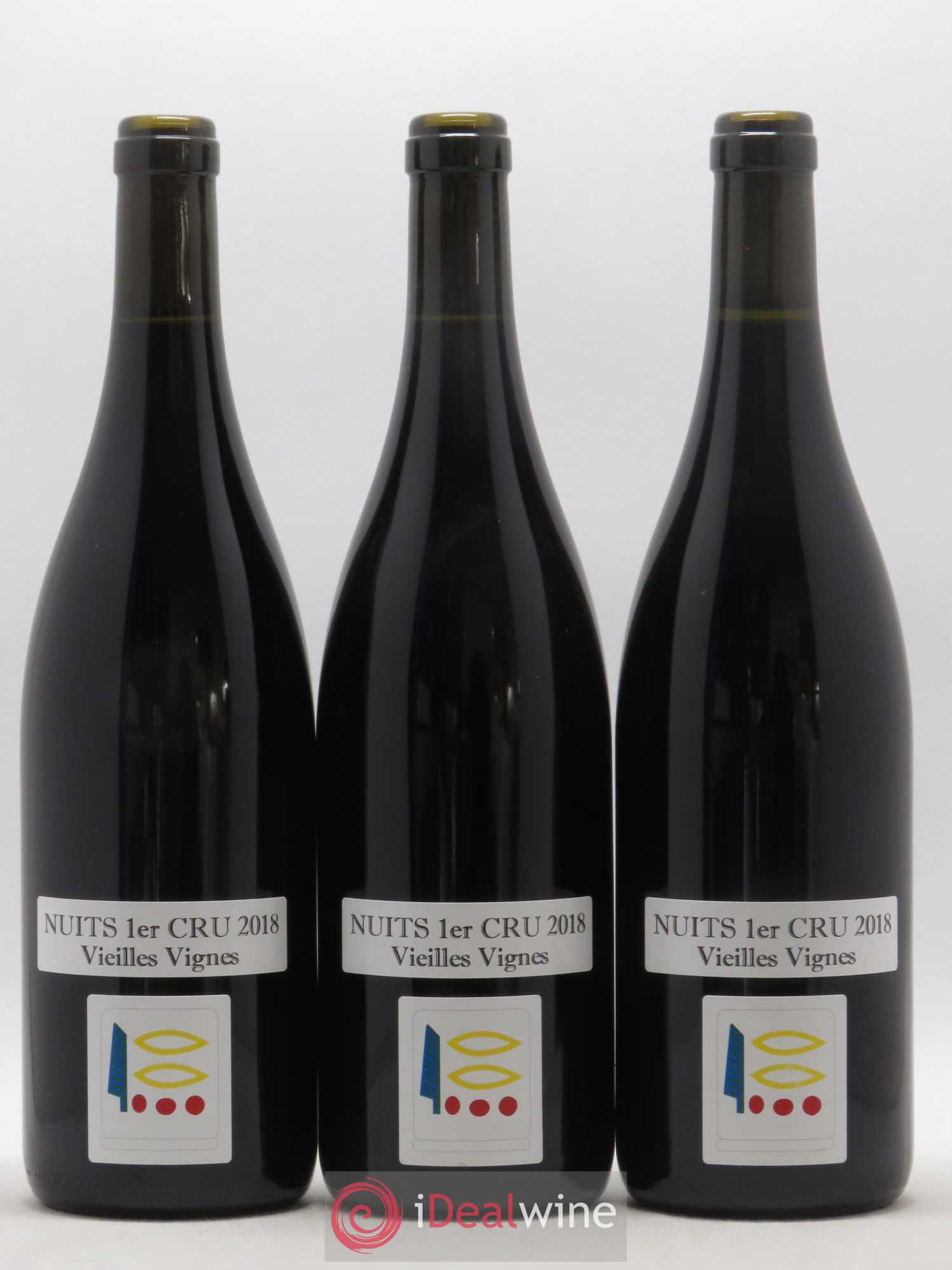 Nuits-Saint-Georges 1er Cru Vieilles Vignes Prieuré Roch 2018 - Lot de 3 bouteilles - 0