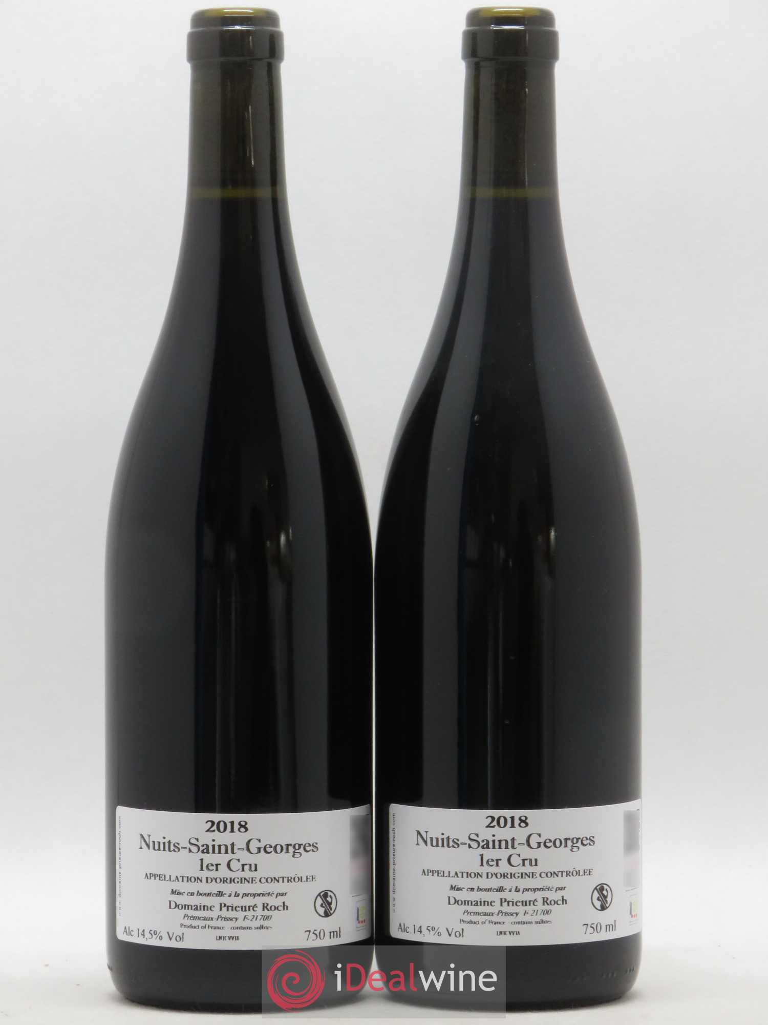 Nuits-Saint-Georges 1er Cru Vieilles Vignes Prieuré Roch 2018 - Lot de 2 bouteilles - 1