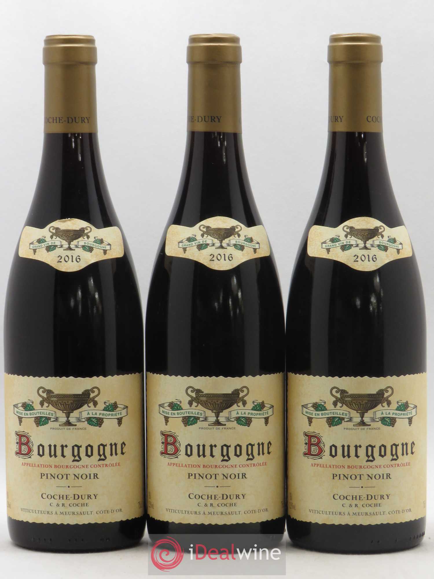 Bourgogne Coche Dury (Domaine) 2016 - Lot de 3 bouteilles - 0