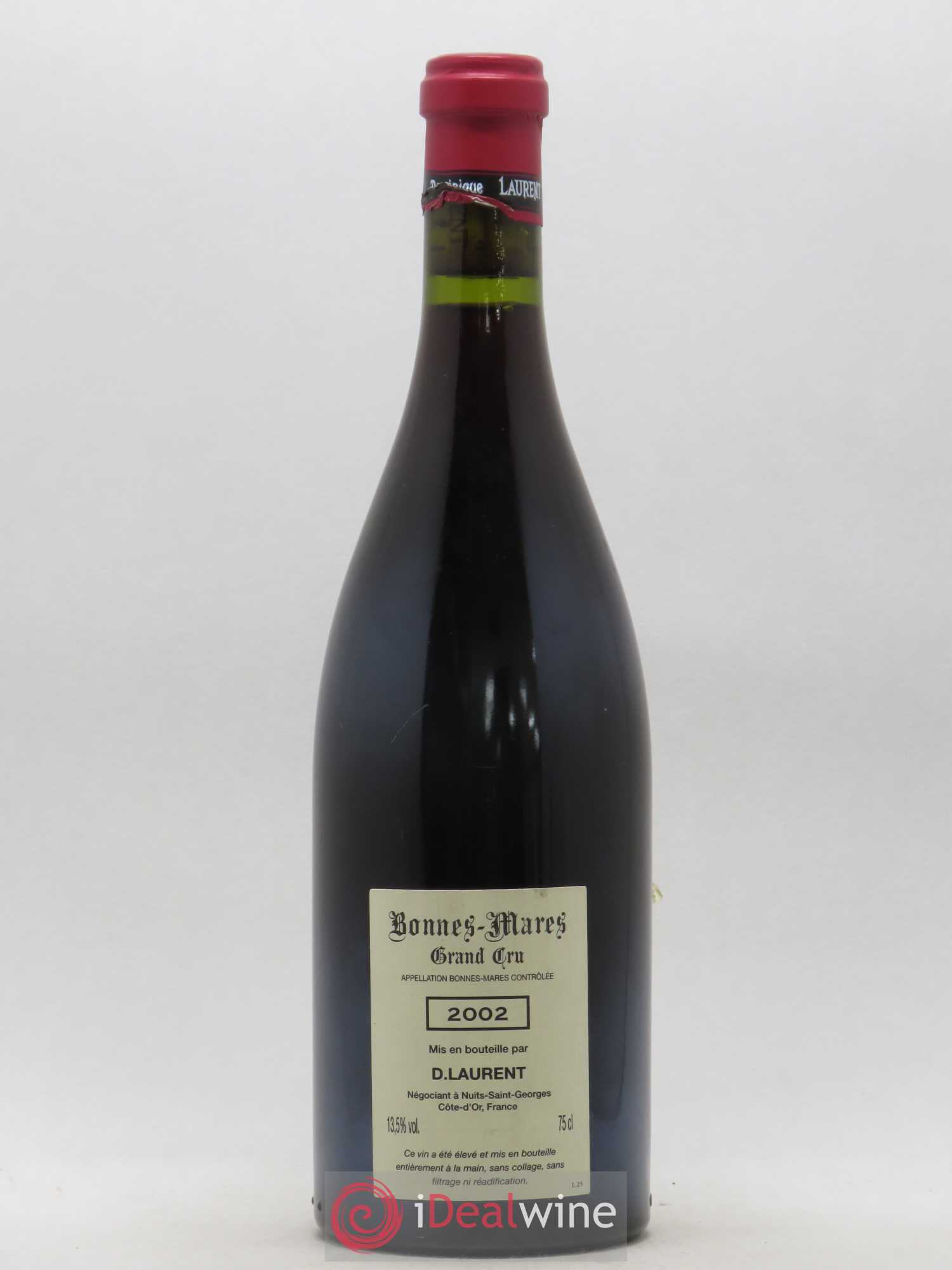 Bonnes-Mares Grand Cru Grande Cuvée Vieilles Vignes Dominique Laurent 2002 - Lot de 1 bouteille - 1