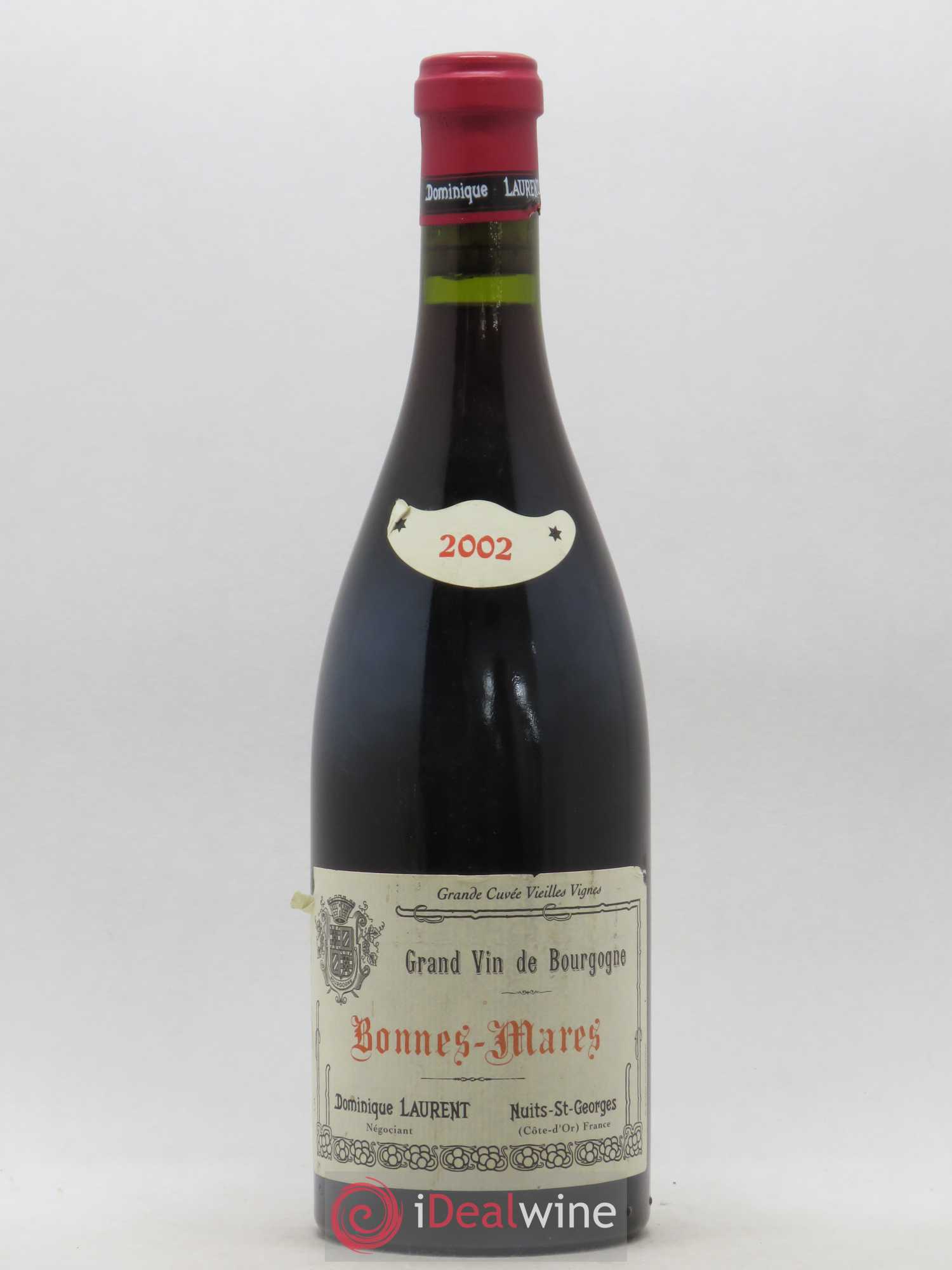 Bonnes-Mares Grand Cru Grande Cuvée Vieilles Vignes Dominique Laurent 2002 - Lot de 1 bouteille - 0