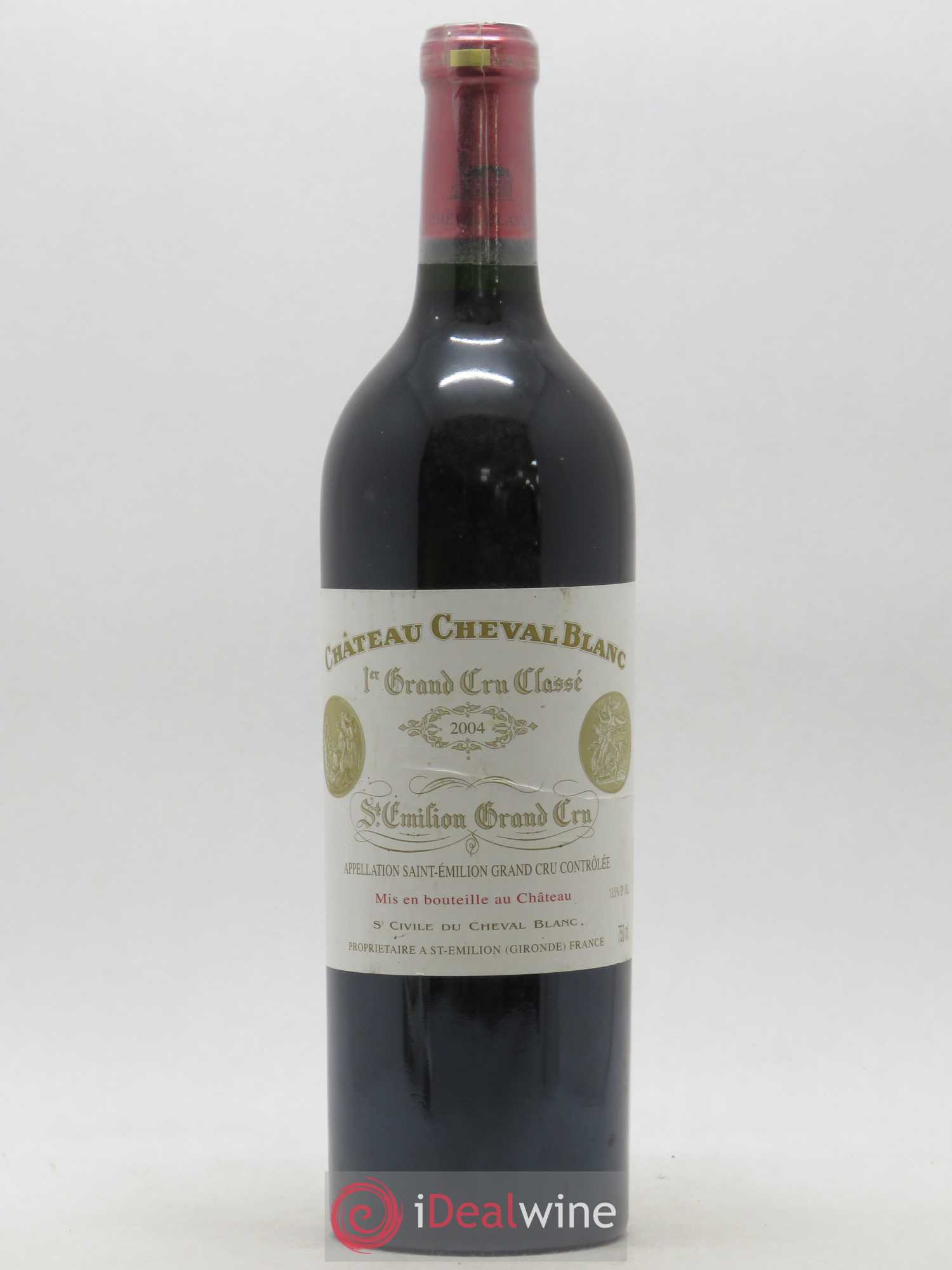 Château Cheval Blanc 1er Grand Cru Classé A 2004 - Lot de 1 bouteille - 0