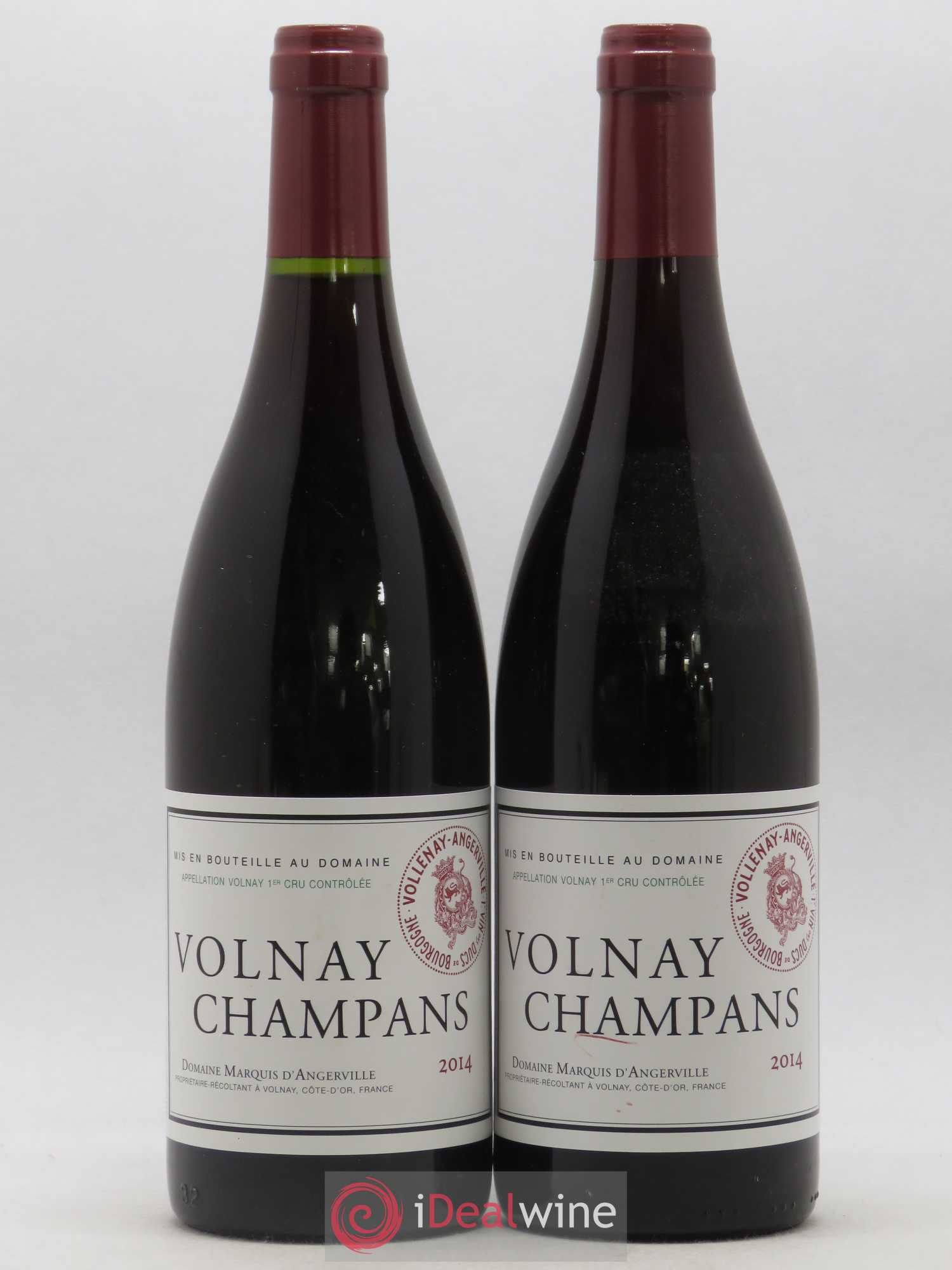 Volnay 1er Cru Champans Marquis d'Angerville (Domaine) 2014 - Lot de 2 bouteilles - 0