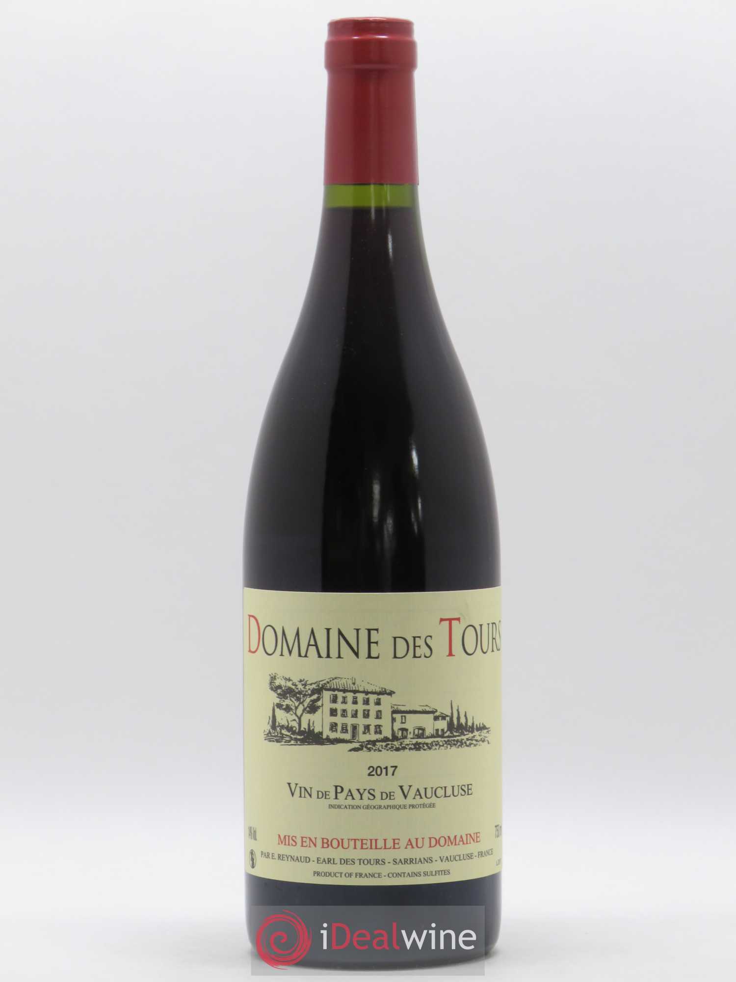 Vaucluse (Vin de Pays de Vaucluse) Domaine des Tours Emmanuel Reynaud 2017 - Lot de 1 bouteille - 0