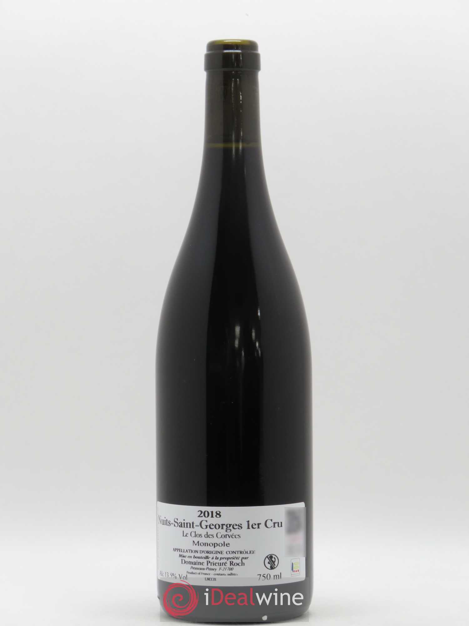 Nuits-Saint-Georges 1er Cru Le Clos des Corvées Prieuré Roch 2018 - Lot de 1 bouteille - 1