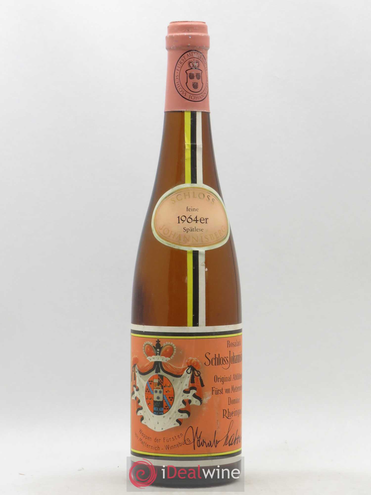 Riesling Rheingau Spätlese Schloss Johannisberger Rotlack 1964 - Posten von 1 Flasche - 0