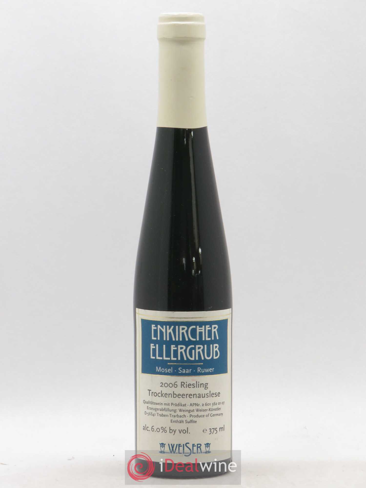Riesling Mosel Trockenbeerenauslese Enkicher Ellergrub Weiser-Kunstler (sans prix de réserve) 2006 - Posten von 1 Demi-Flasche - 0