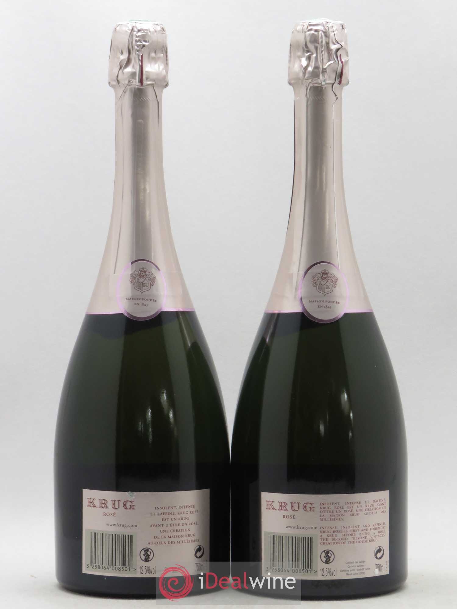 Rosé Brut Krug - Lot de 2 bouteilles - 1