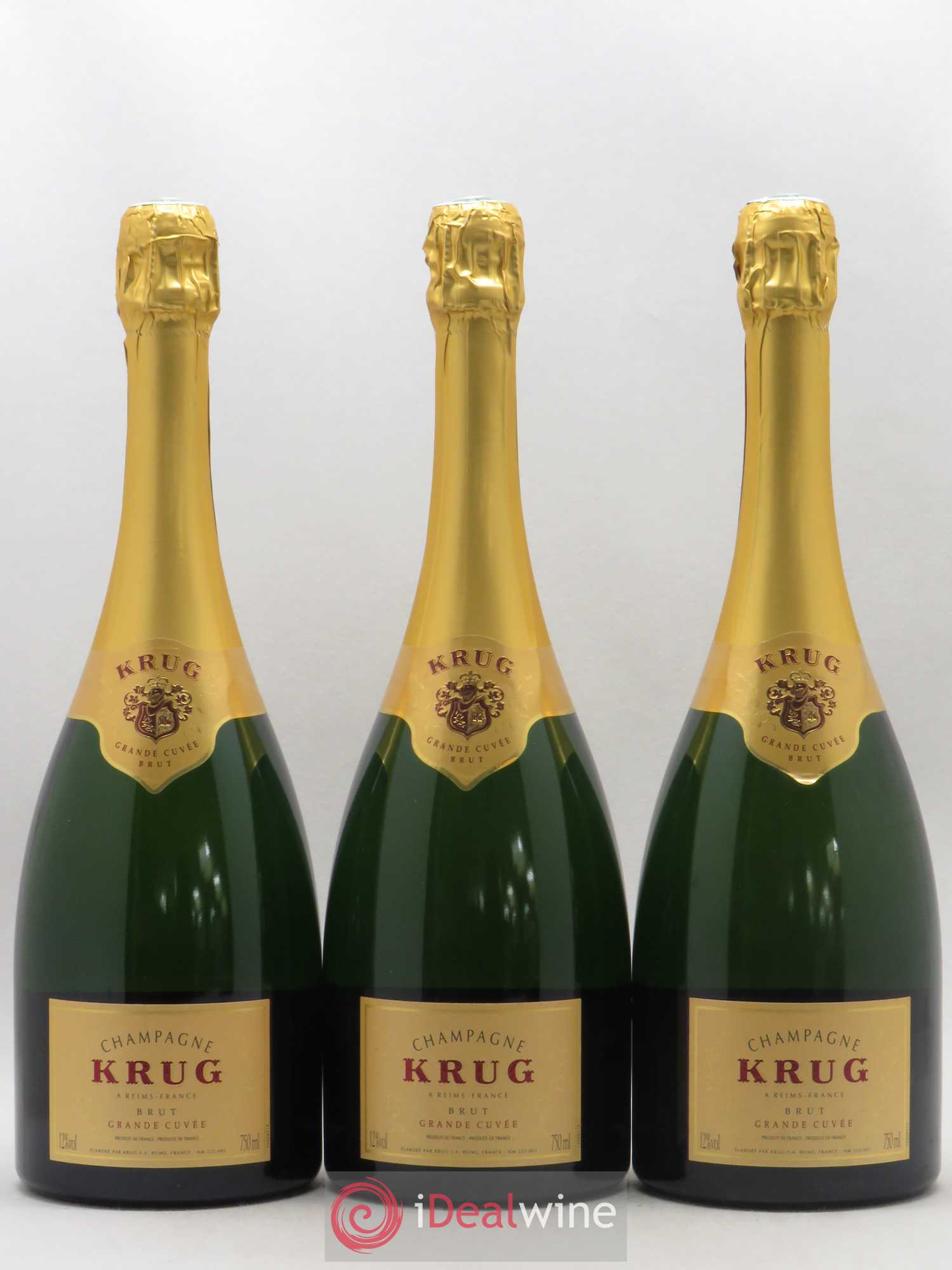 Grande Cuvée Brut Krug - Lot de 3 bouteilles - 0