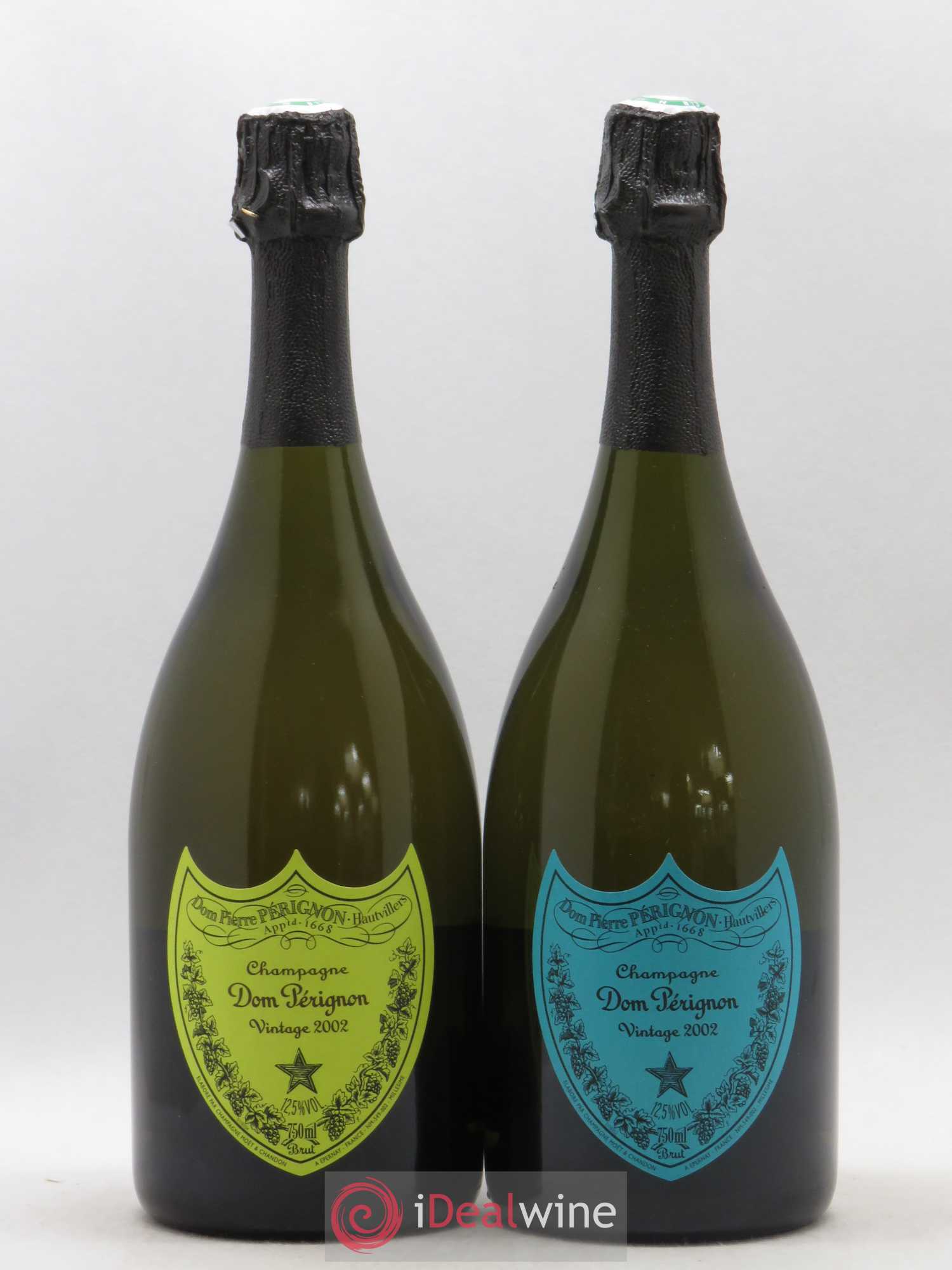 Brut Dom Pérignon by Andy Warhol 2002 - Lot de 2 bouteilles - 0