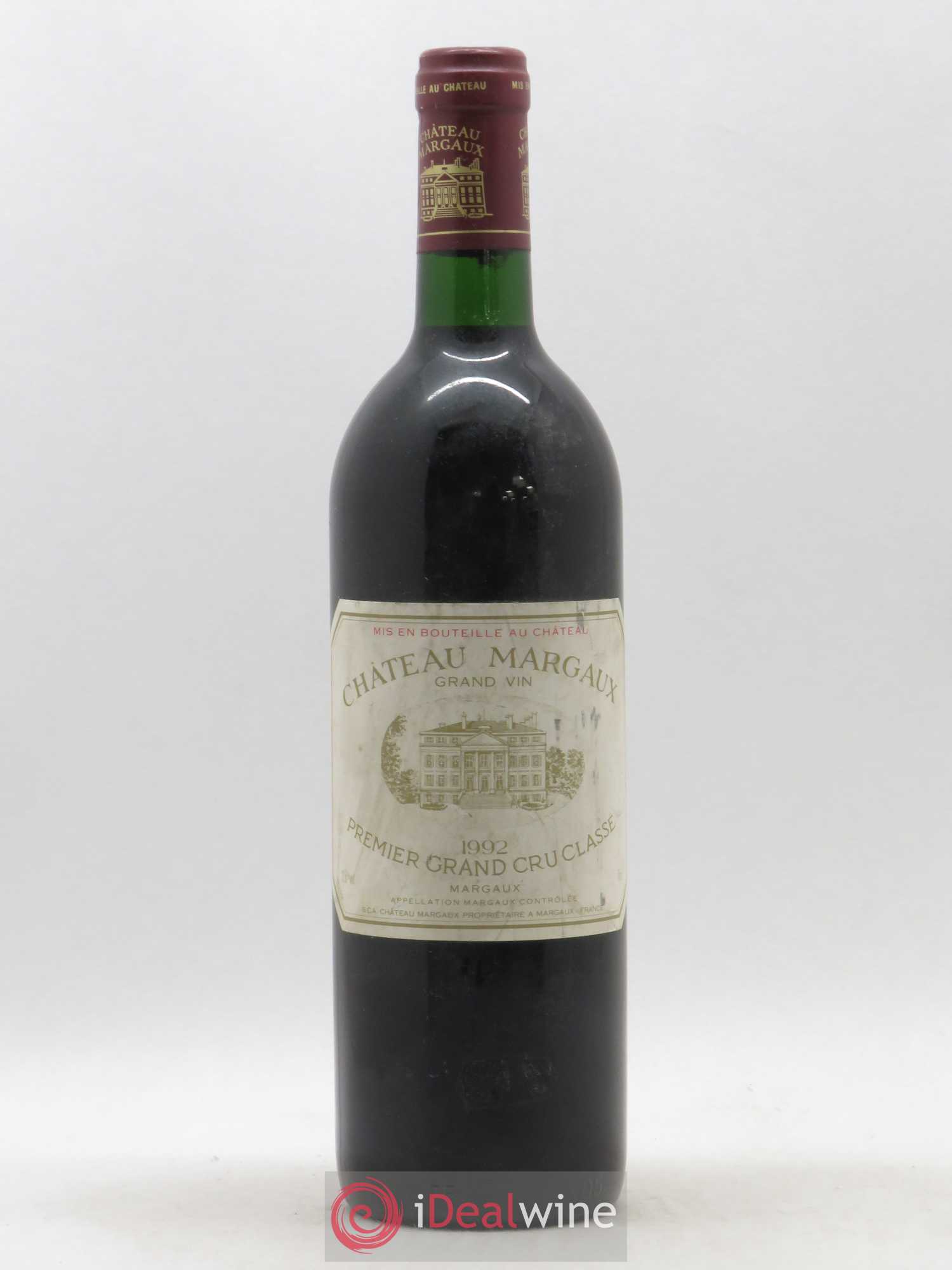 Château Margaux 1er Grand Cru Classé 1992 - Lot de 1 bouteille - 0