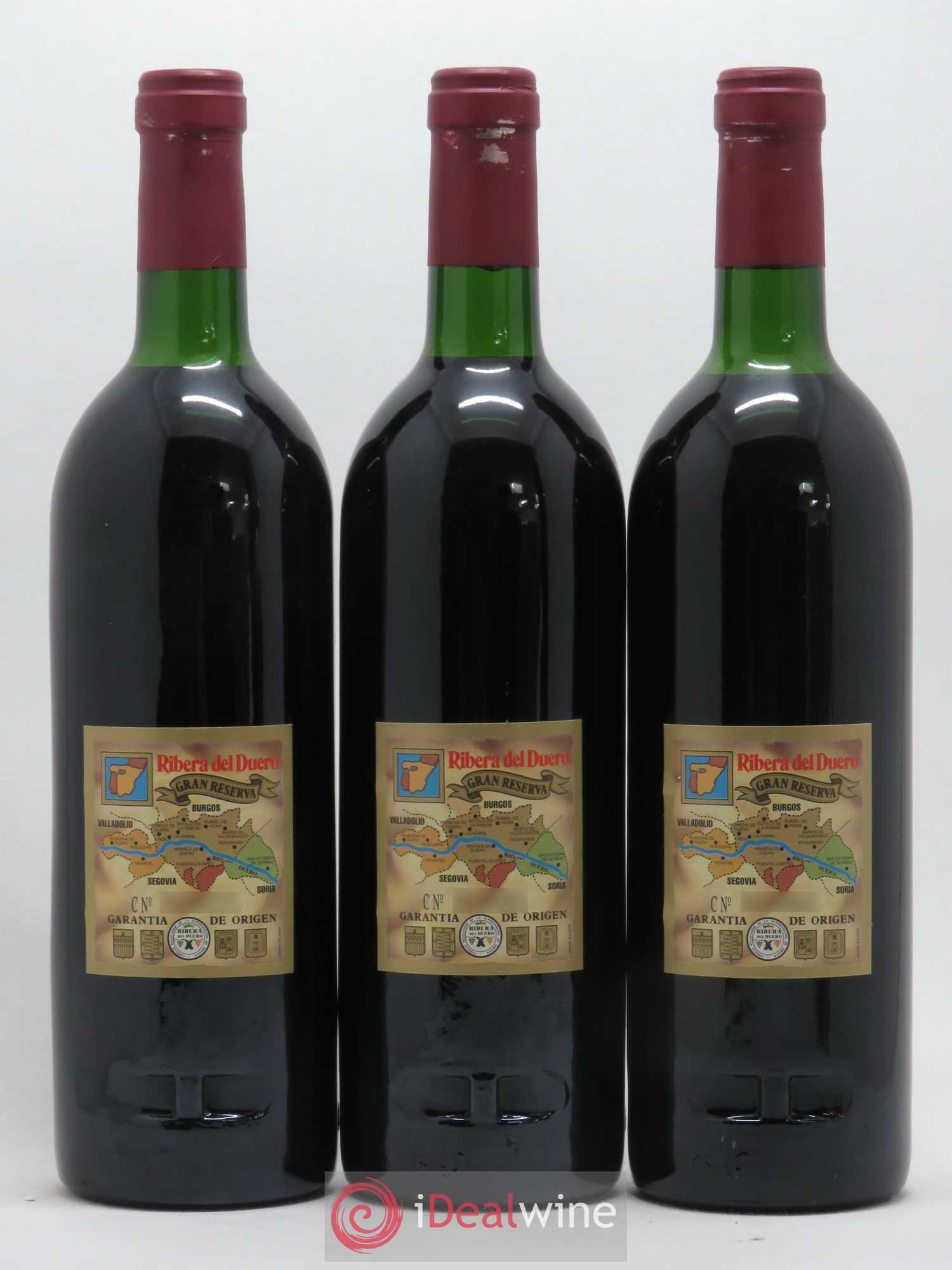 Ribera Del Duero DO Vega Sicilia Unico Famille Alvarez Gran Reserva 1970 - Lot de 3 bouteilles - 1