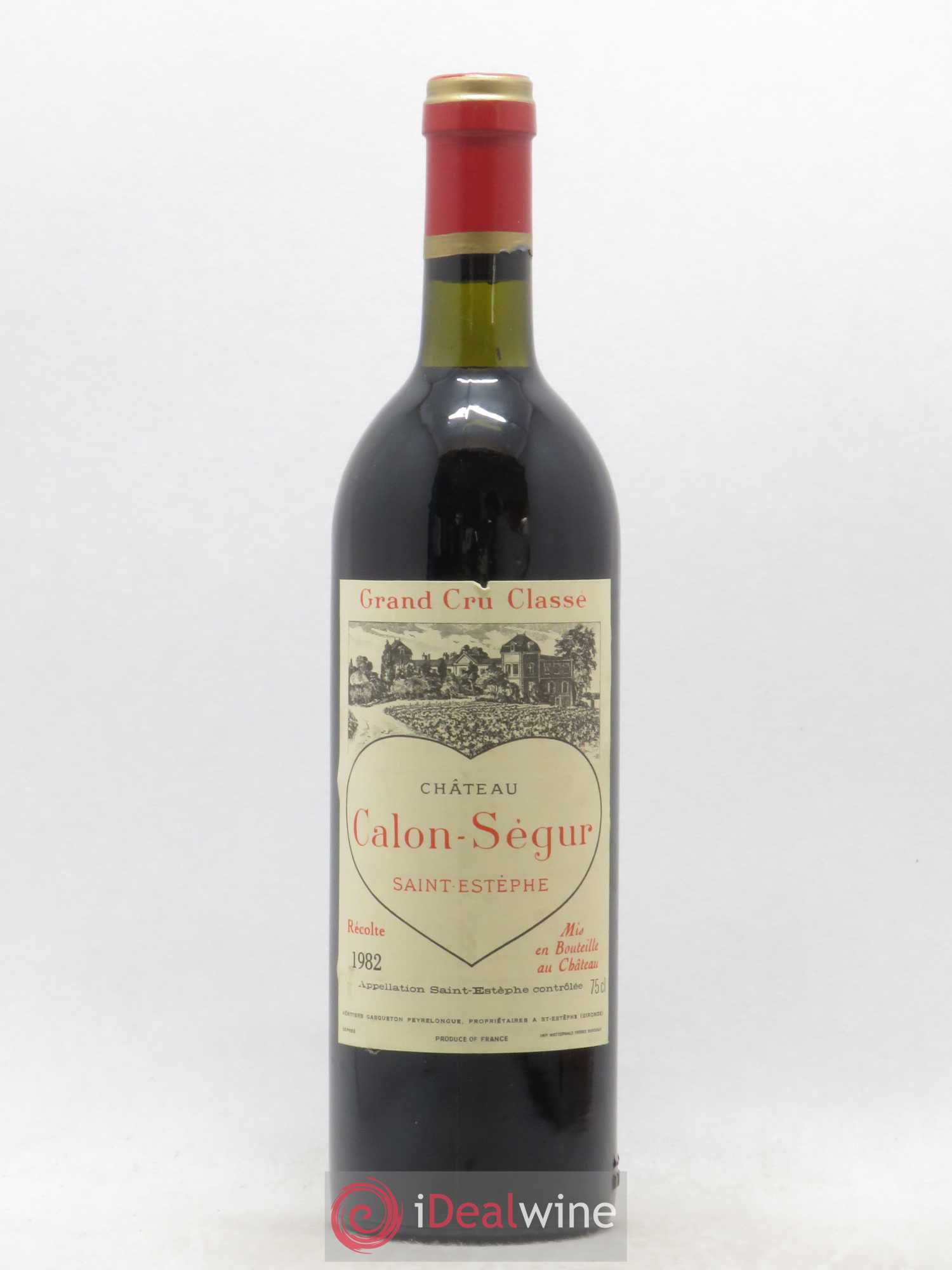 Château Calon Ségur 3ème Grand Cru Classé 1982 - Lot de 1 bouteille - 0