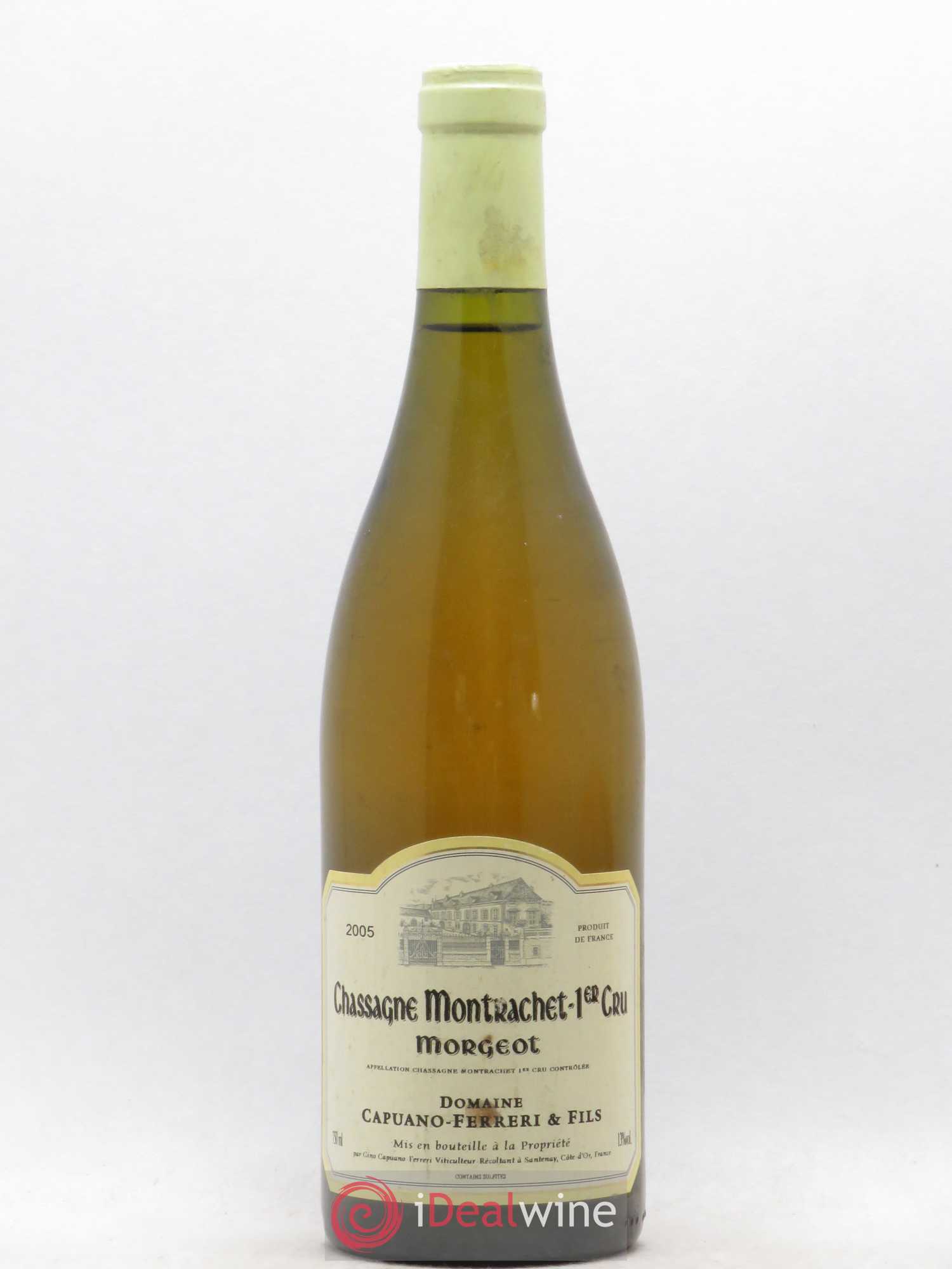 Chassagne-Montrachet 1er Cru Morgeot Capuano Ferreri 2005 - Posten von 1 Flasche - 0