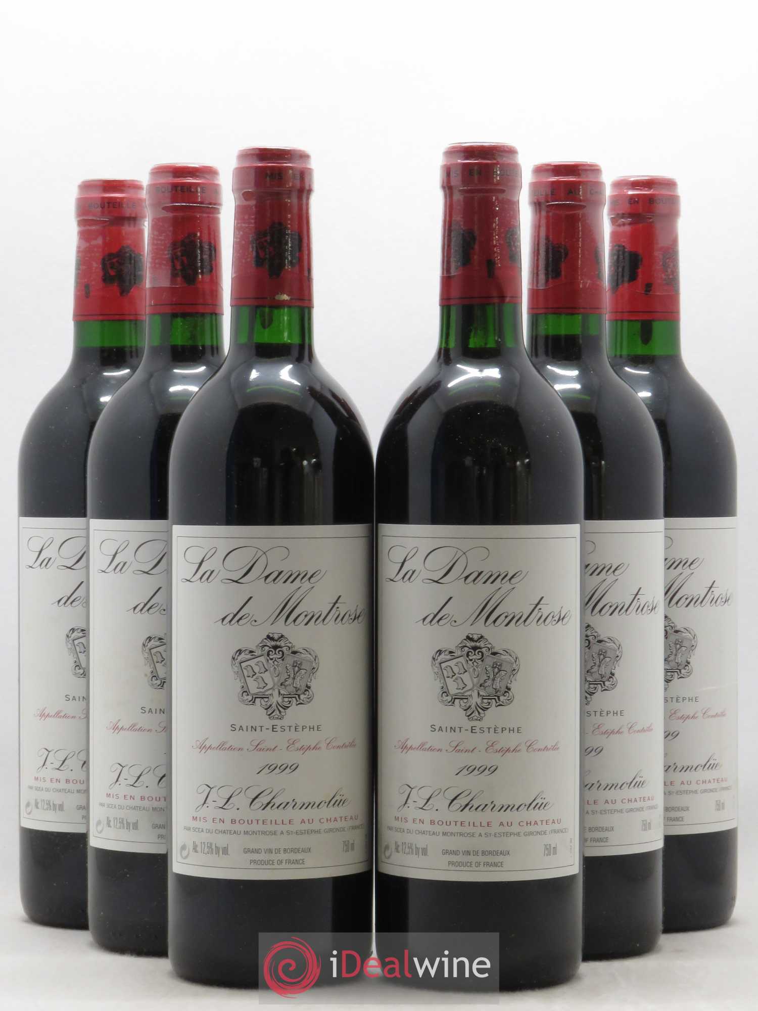 La Dame de Montrose Second Vin 1999 - Lot de 6 bouteilles - 0