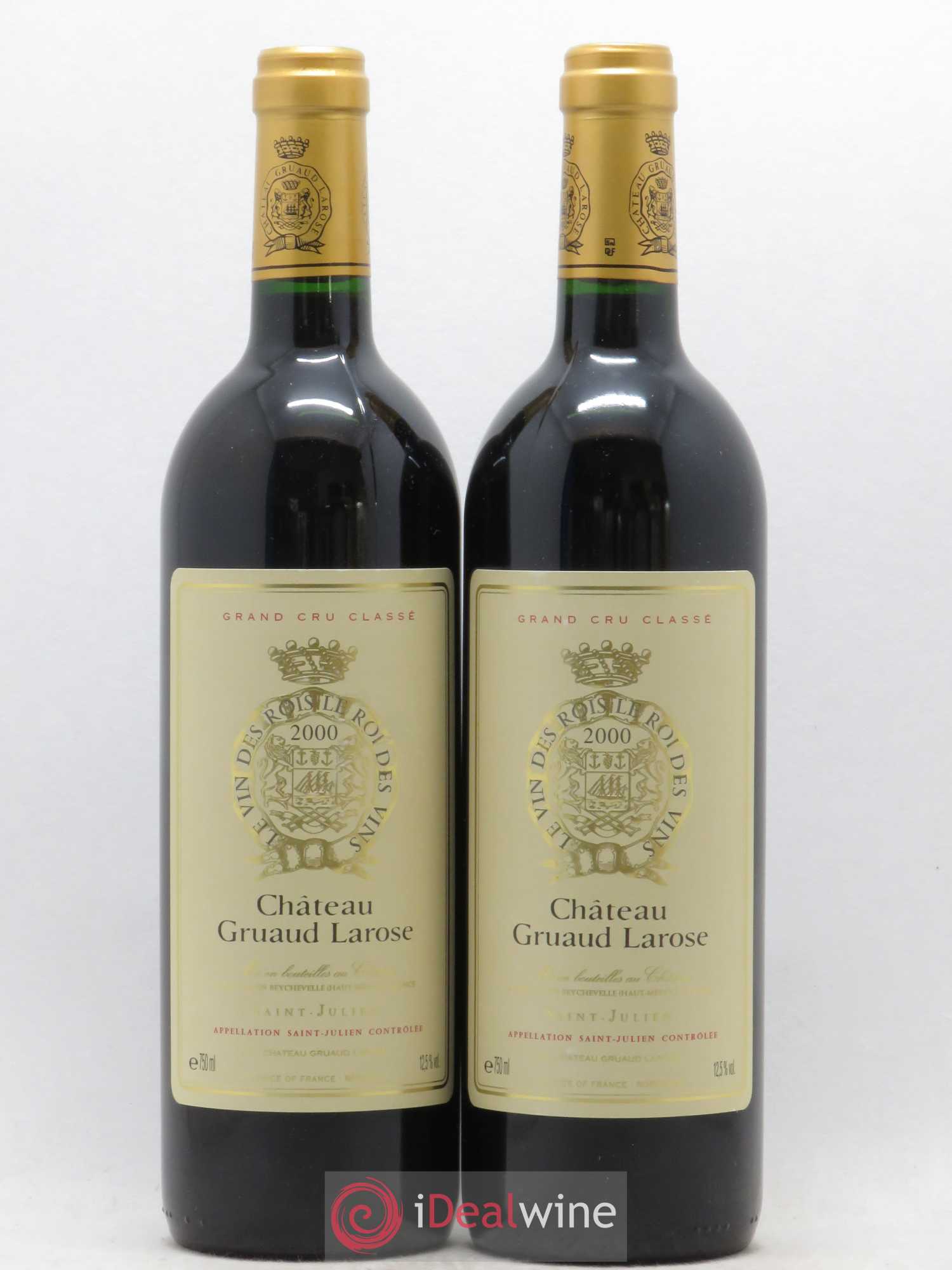 Château Gruaud Larose 2ème Grand Cru Classé 2000 - Lot de 2 bouteilles - 0