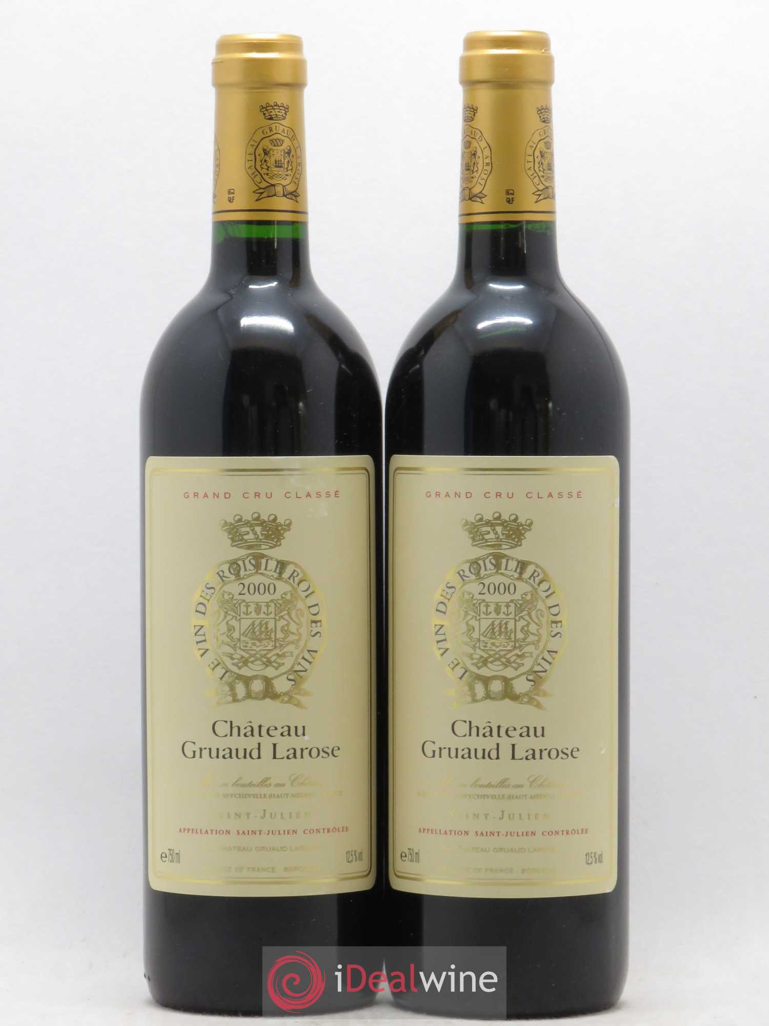 Château Gruaud Larose 2ème Grand Cru Classé 2000 - Lot de 2 bouteilles - 0