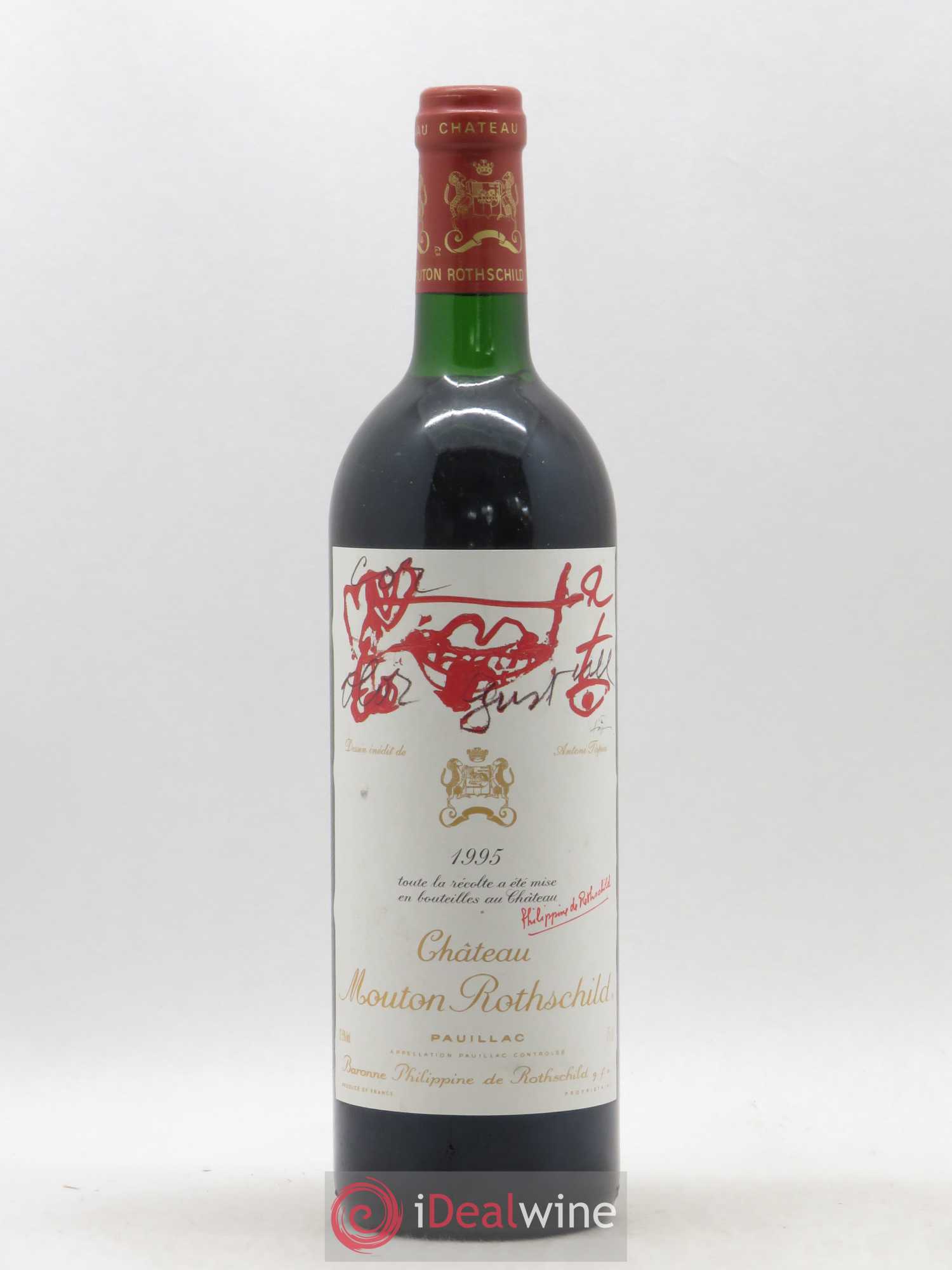 Château Mouton Rothschild 1er Grand Cru Classé 1995 - Lot de 1 bouteille - 0