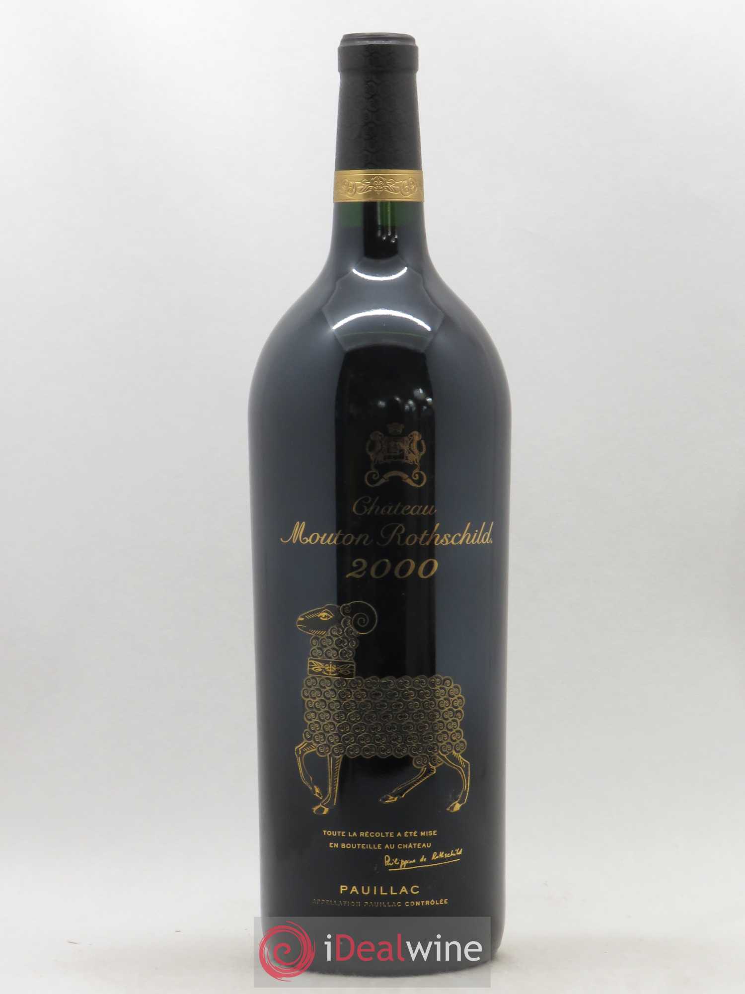 Château Mouton Rothschild 1er Grand Cru Classé 2000 - Lot de 1 magnum - 0