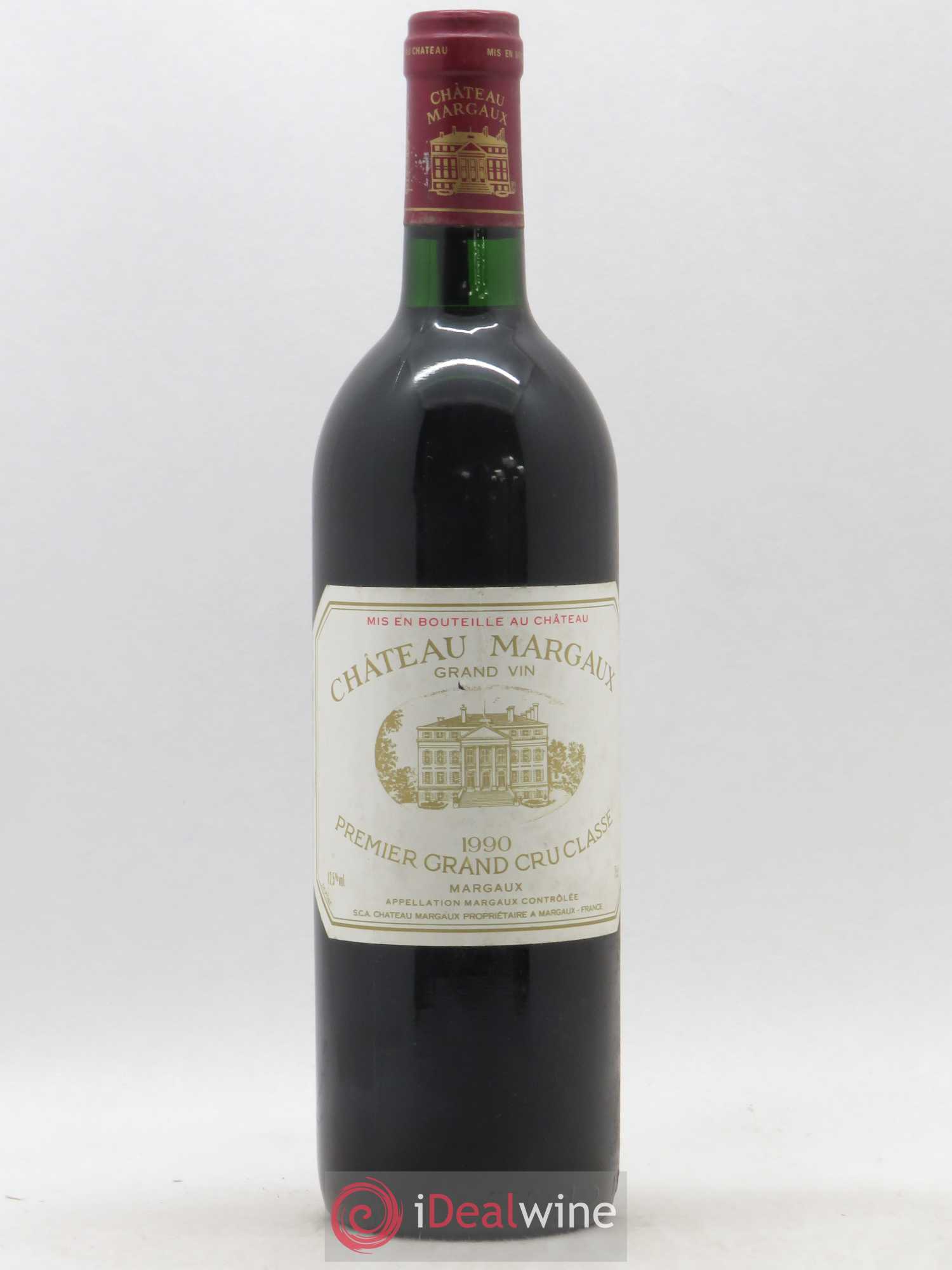 Château Margaux 1er Grand Cru Classé 1990 - Lot de 1 bouteille - 0