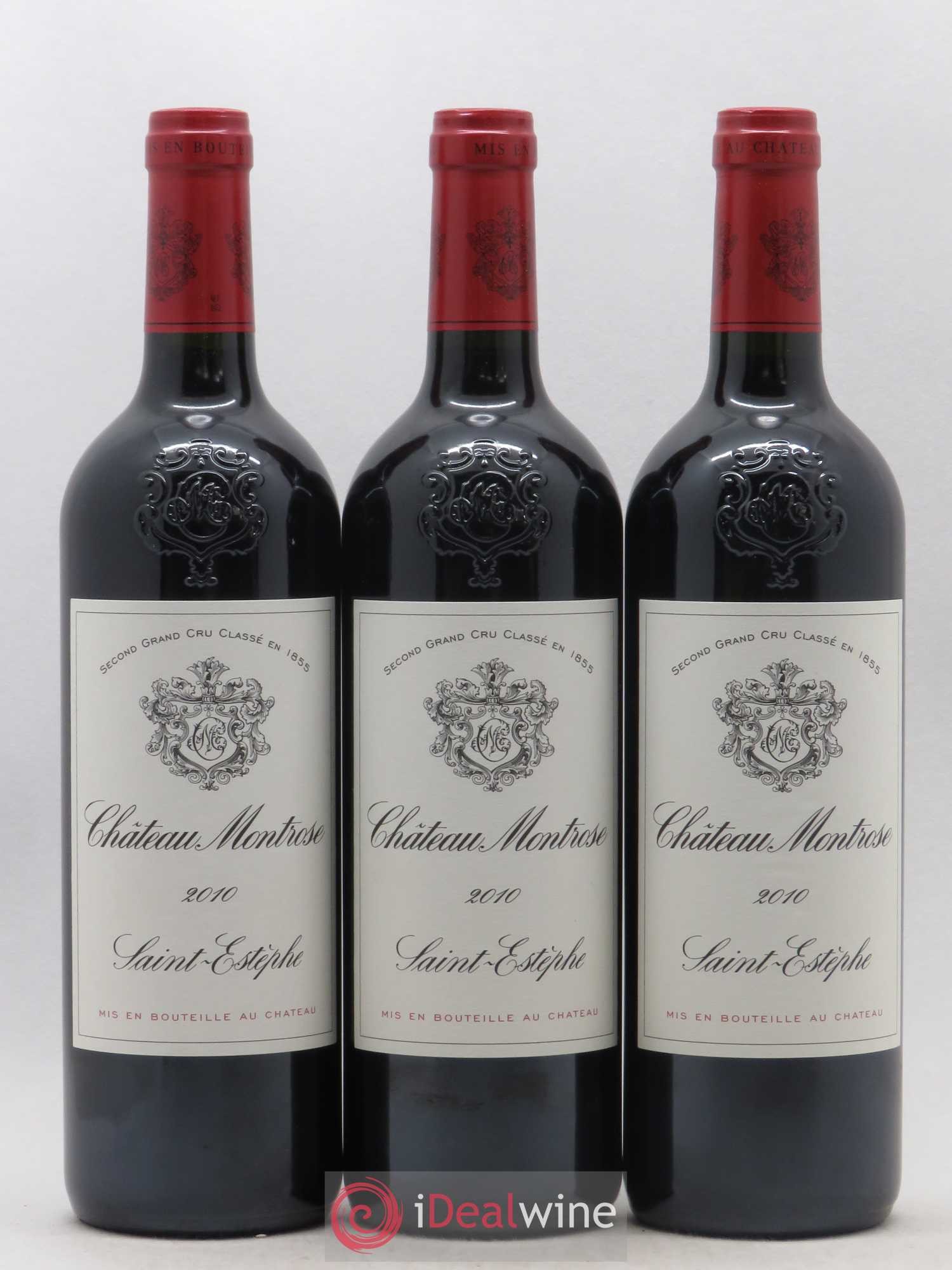 Château Montrose 2ème Grand Cru Classé 2010 - Lot de 3 bouteilles - 0