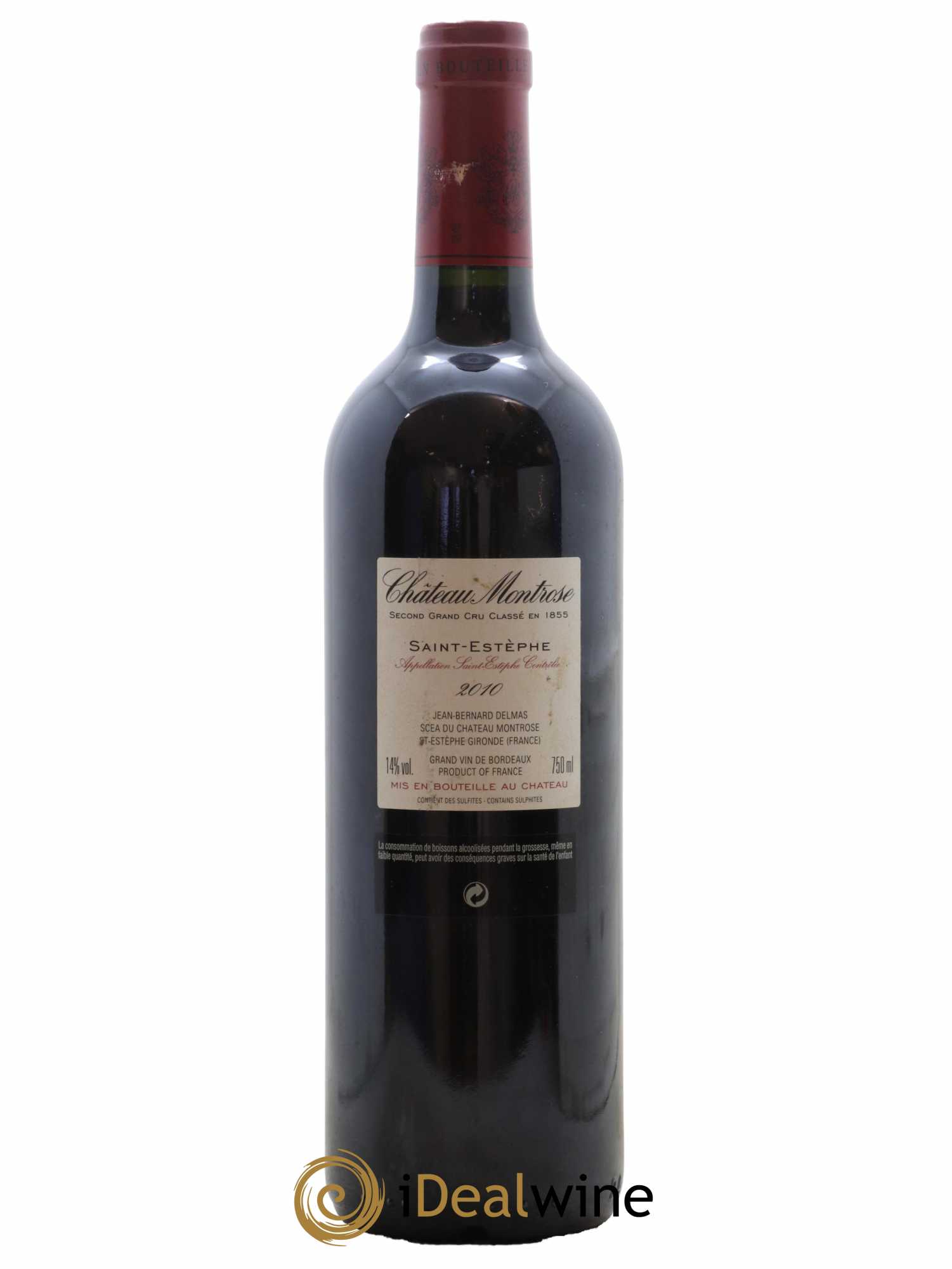 Château Montrose 2ème Grand Cru Classé 2010 - Lot de 1 bouteille - 1