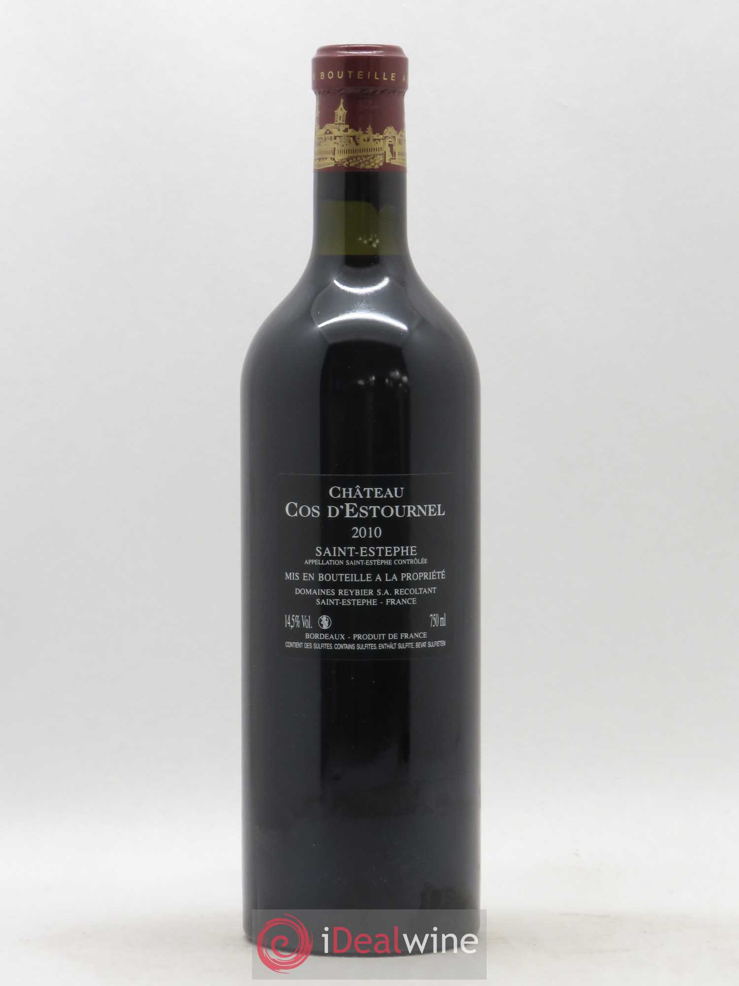 Cos d'Estournel 2ème Grand Cru Classé 2010 - Lot de 1 bouteille - 1