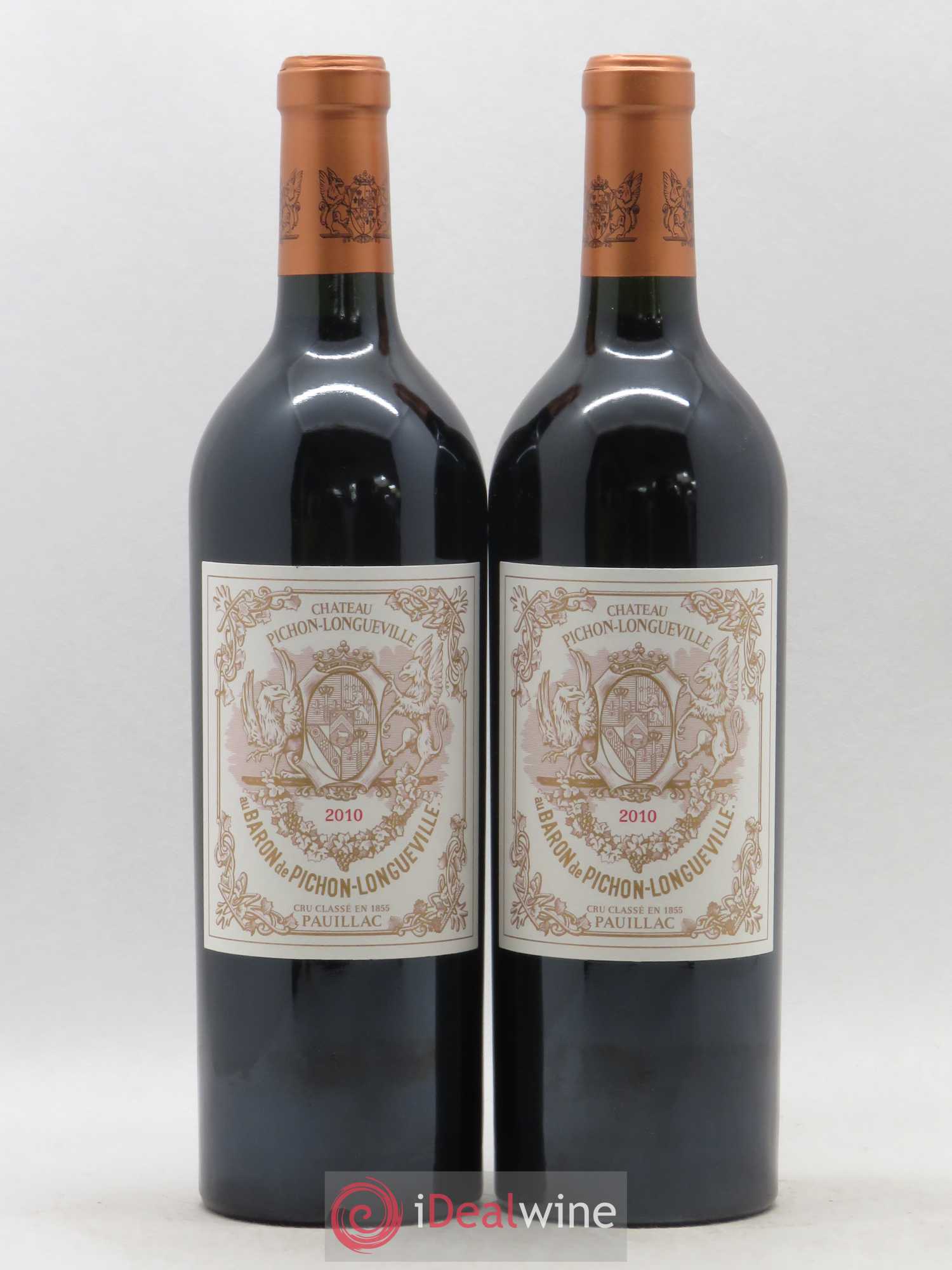 Pichon Longueville Baron 2ème Grand Cru Classé 2010 - Lot de 2 bouteilles - 0