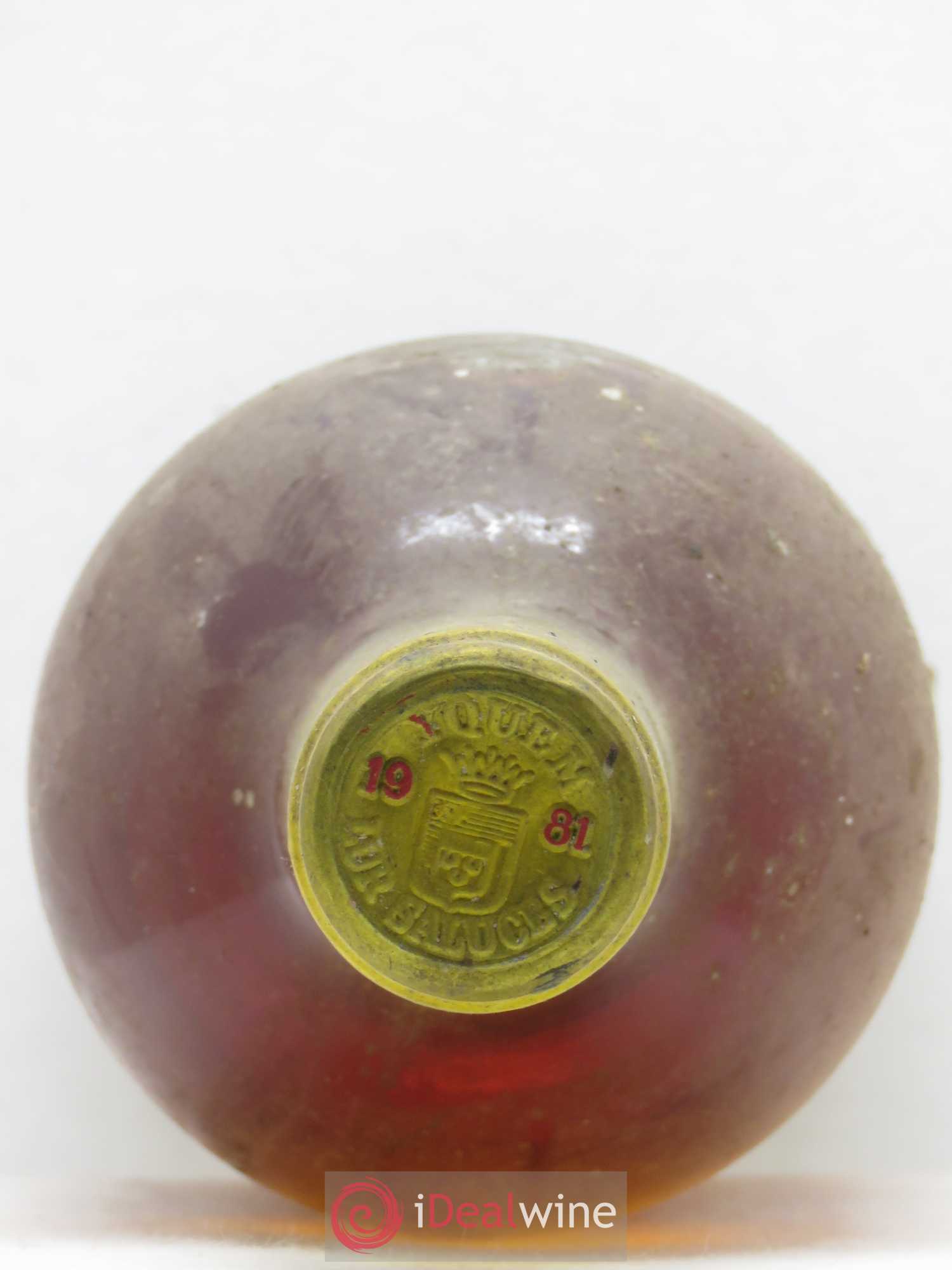 Château d' Yquem 1er Cru Classé Supérieur 1981 - Lotto di 1 bottiglia - 1