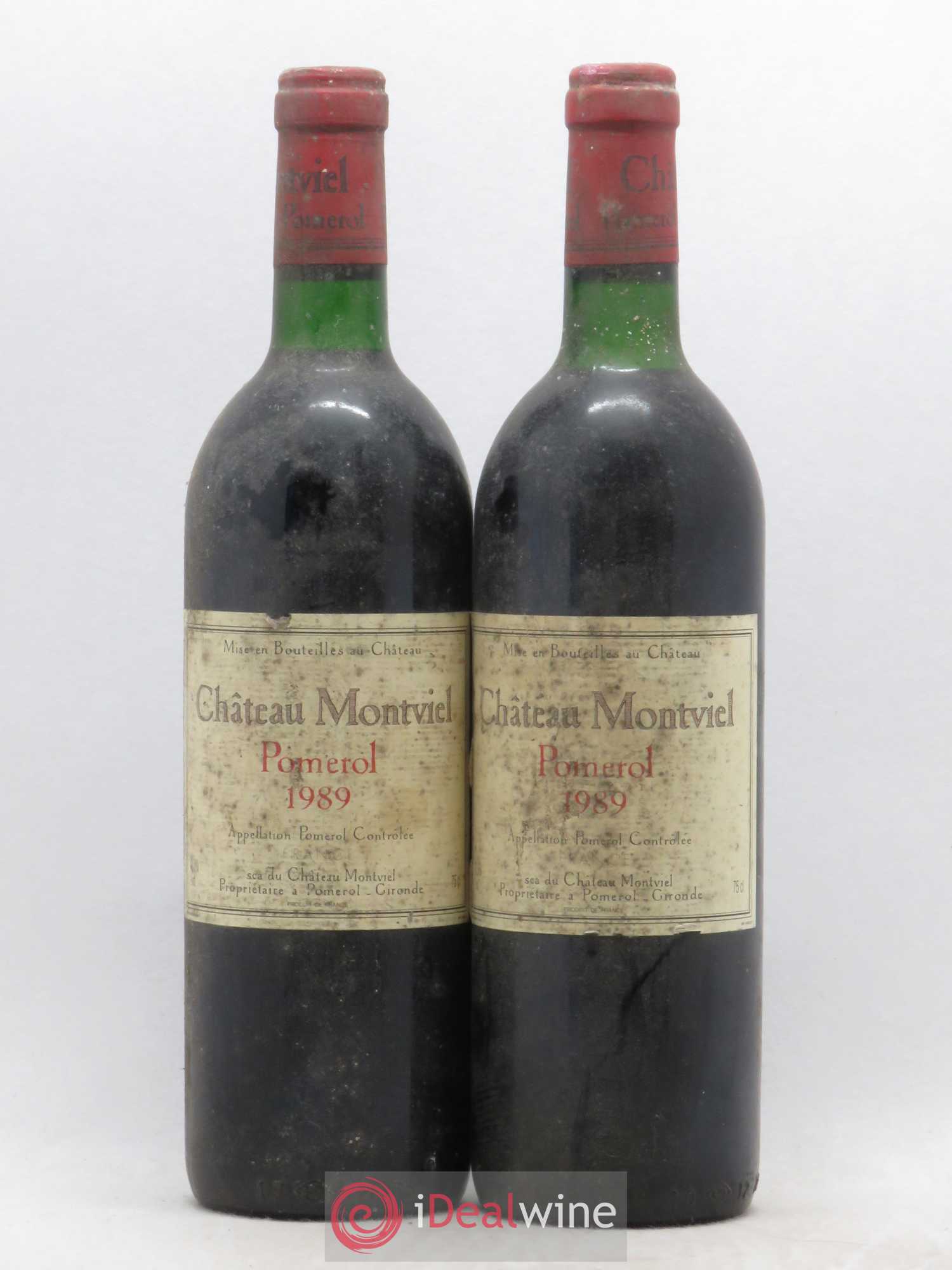 Château Montviel 1989 - Lot de 2 bouteilles - 0