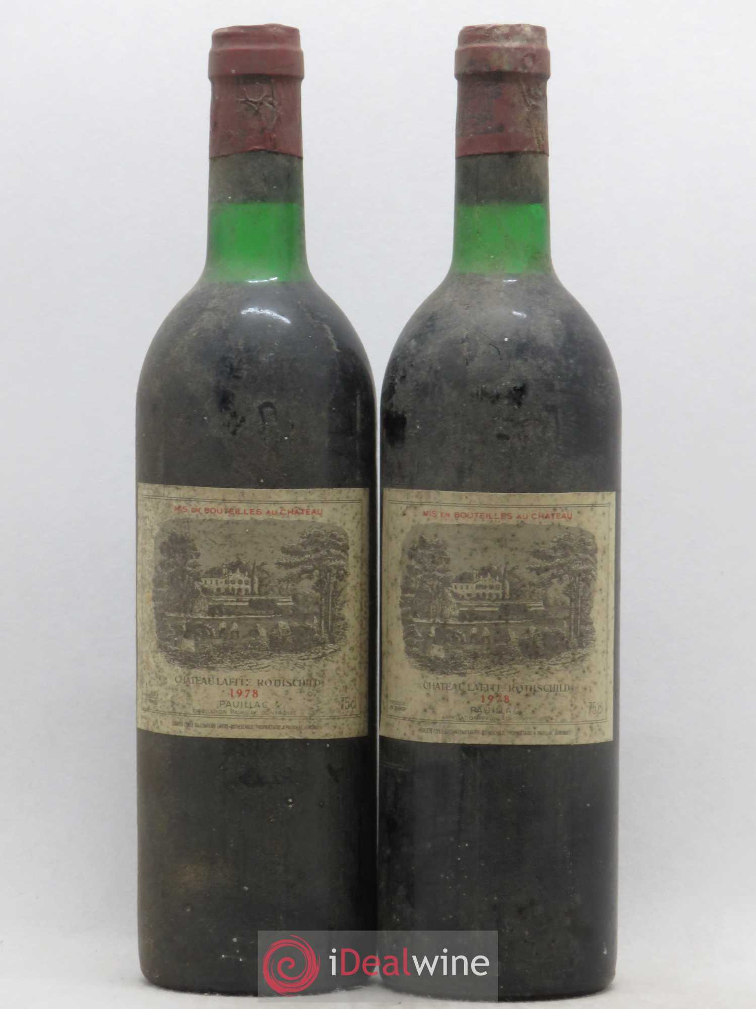 Château Lafite Rothschild 1er Grand Cru Classé 1978 - Lot de 2 bouteilles - 0