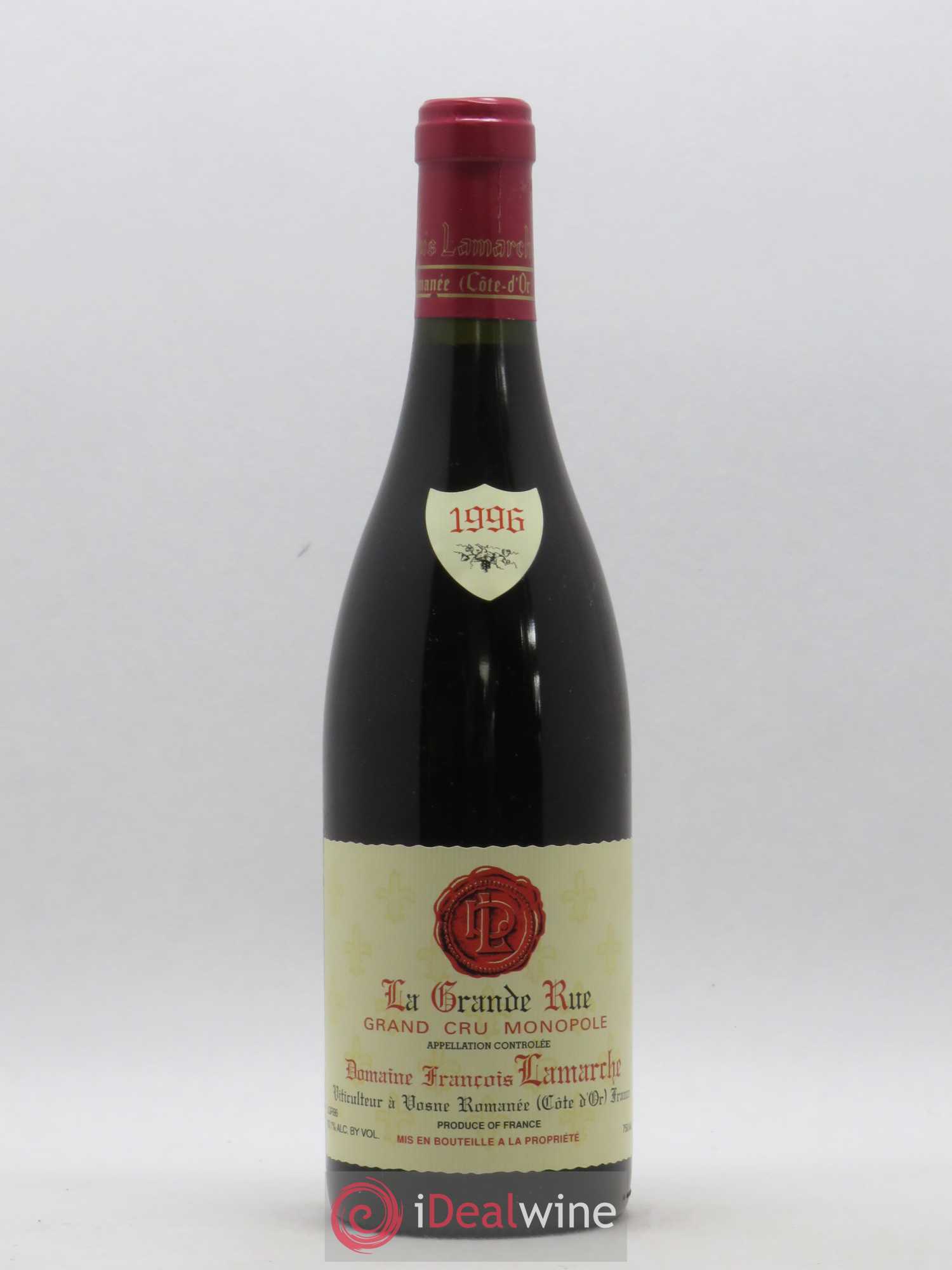 La Grande Rue Grand Cru Lamarche (Domaine) 1996 - Lot de 1 bouteille - 0