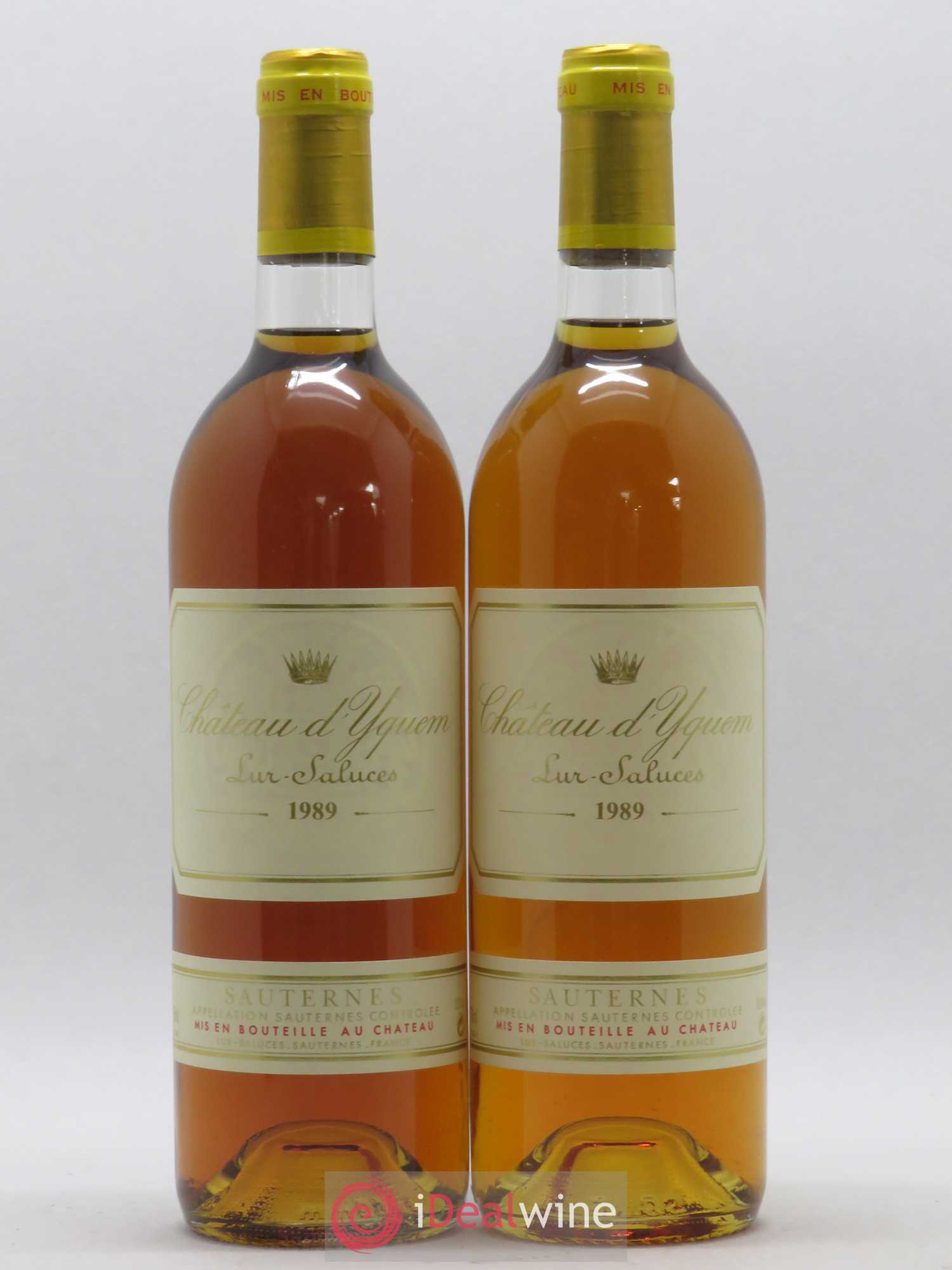 Château d' Yquem 1er Cru Classé Supérieur 1989 - Lotto di 2 bottiglie - 0