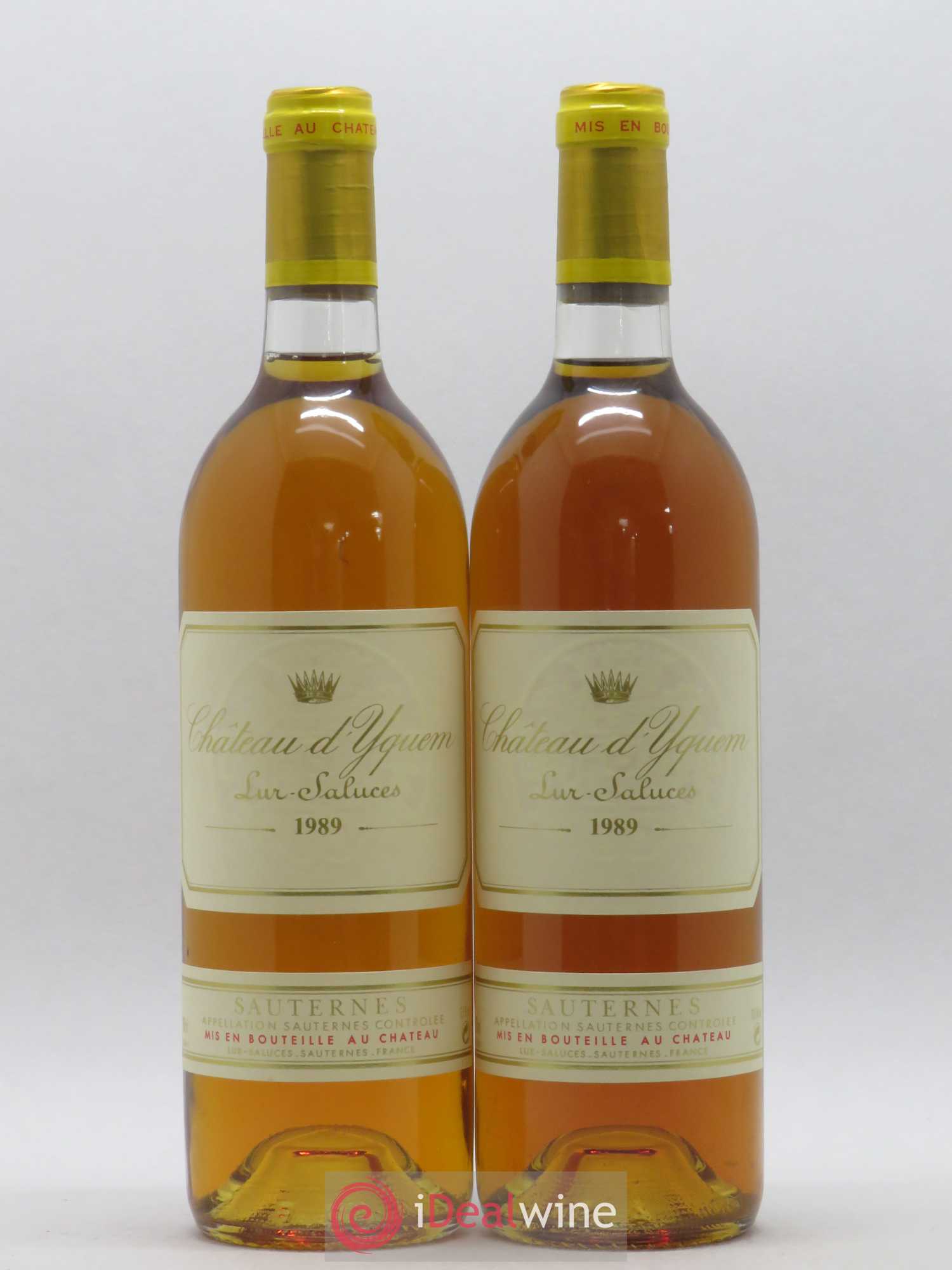 Château d' Yquem 1er Cru Classé Supérieur 1989 - Lotto di 2 bottiglie - 0