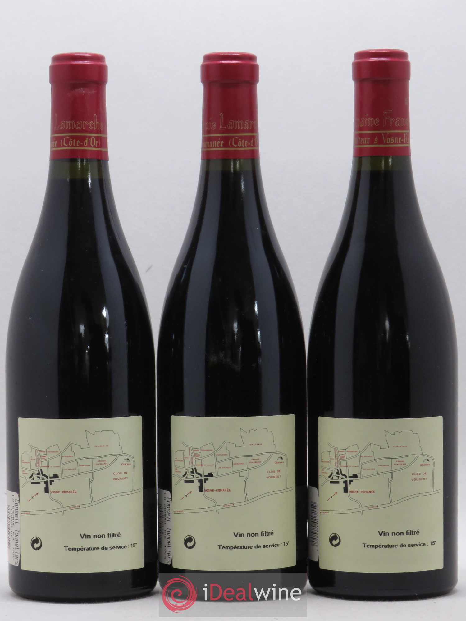 La Grande Rue Grand Cru Lamarche (Domaine) 1993 - Lot de 3 bouteilles - 1