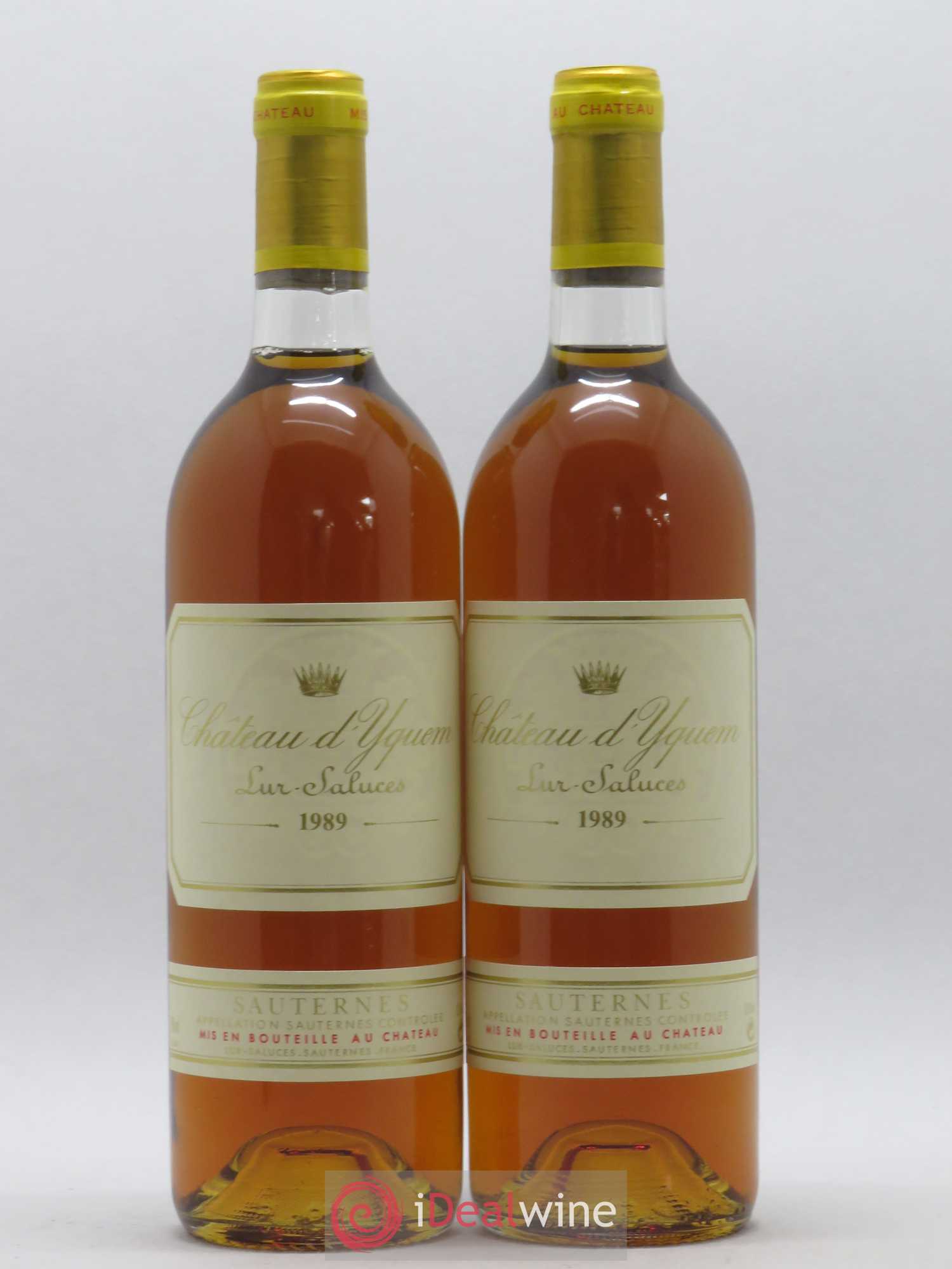Château d' Yquem 1er Cru Classé Supérieur 1989 - Lotto di 2 bottiglie - 0