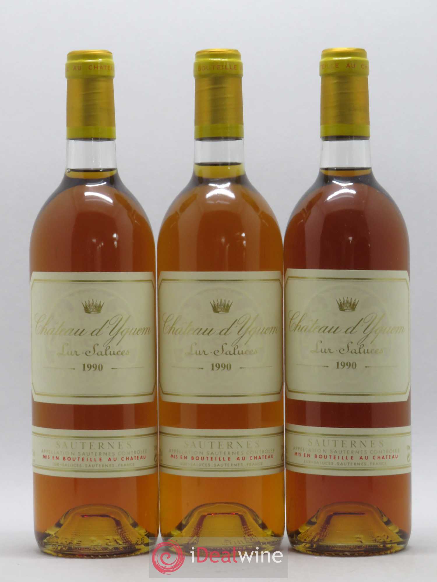 Château d' Yquem 1er Cru Classé Supérieur 1990 - Lotto di 6 bottiglie - 1