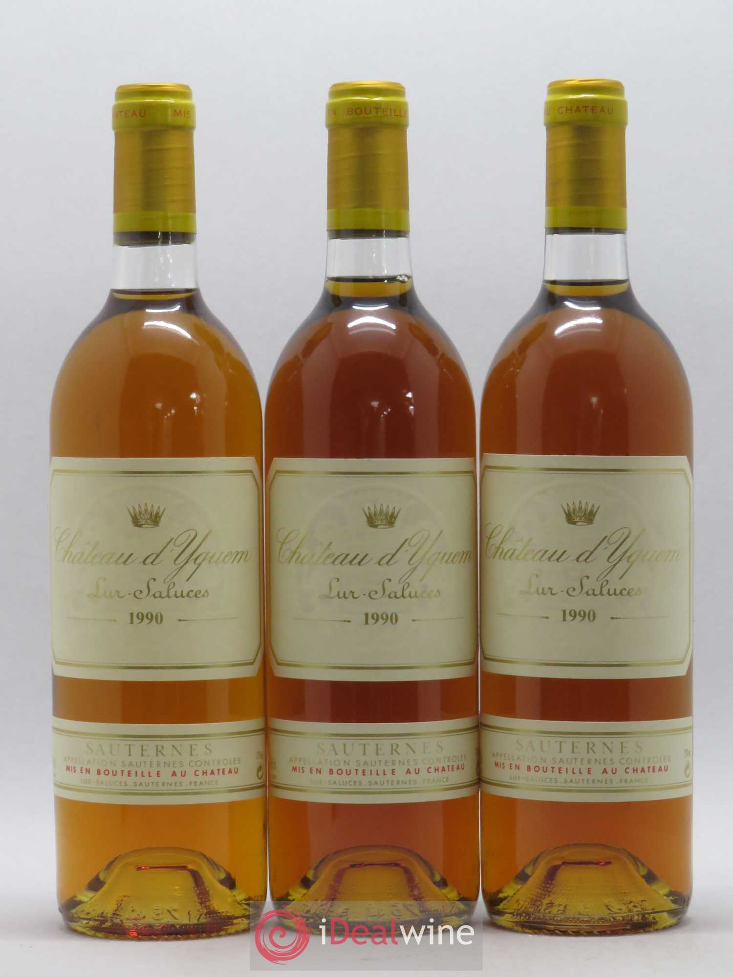 Château d' Yquem 1er Cru Classé Supérieur 1990 - Lotto di 6 bottiglie - 2