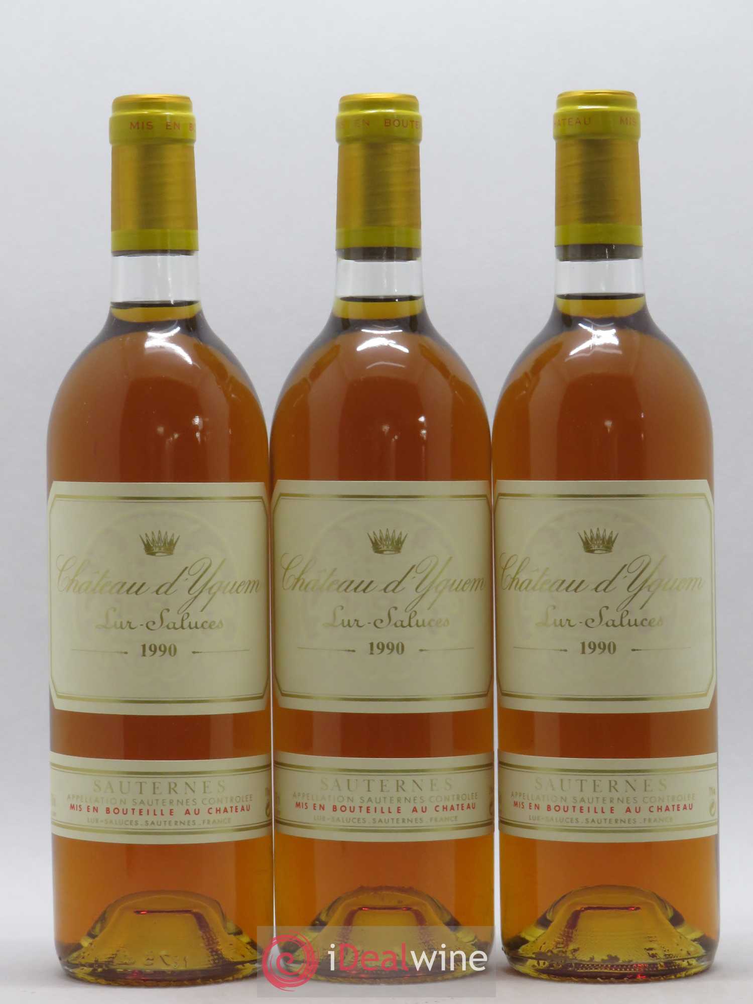 Château d' Yquem 1er Cru Classé Supérieur 1990 - Lotto di 6 bottiglie - 1