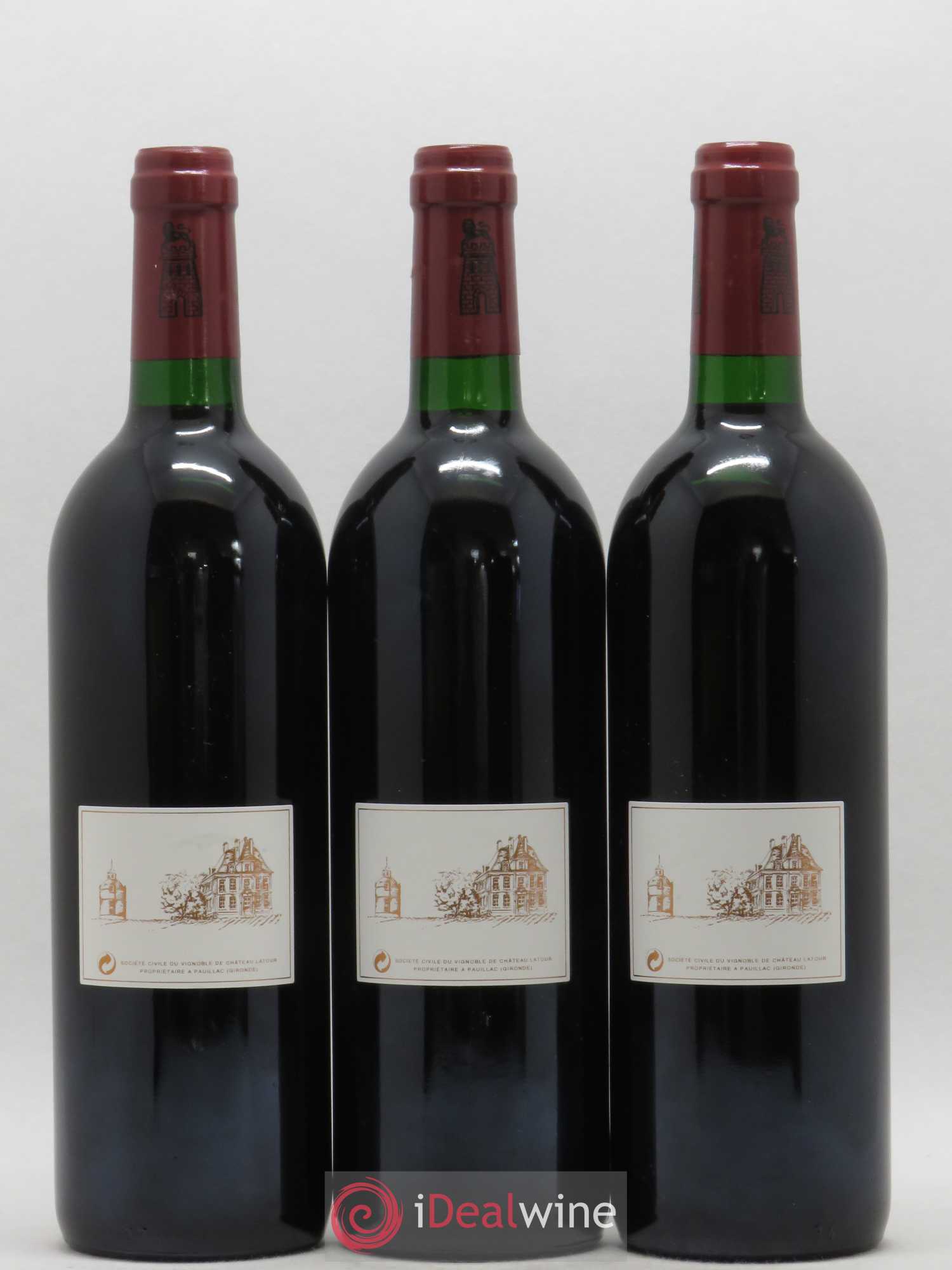 Château Latour 1er Grand Cru Classé 1995 - Lot de 3 bouteilles - 1