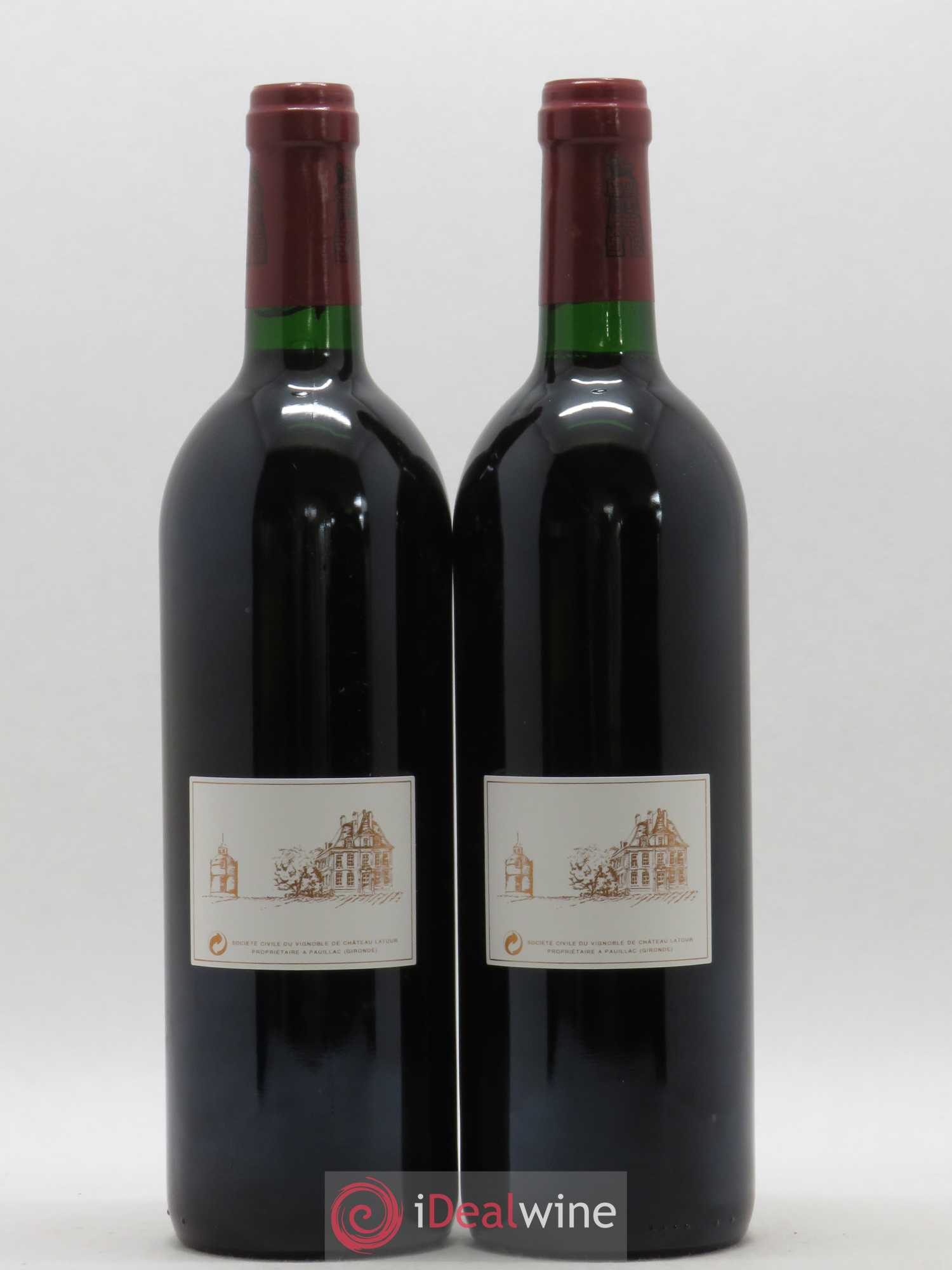Château Latour 1er Grand Cru Classé 1995 - Lot de 2 bouteilles - 1