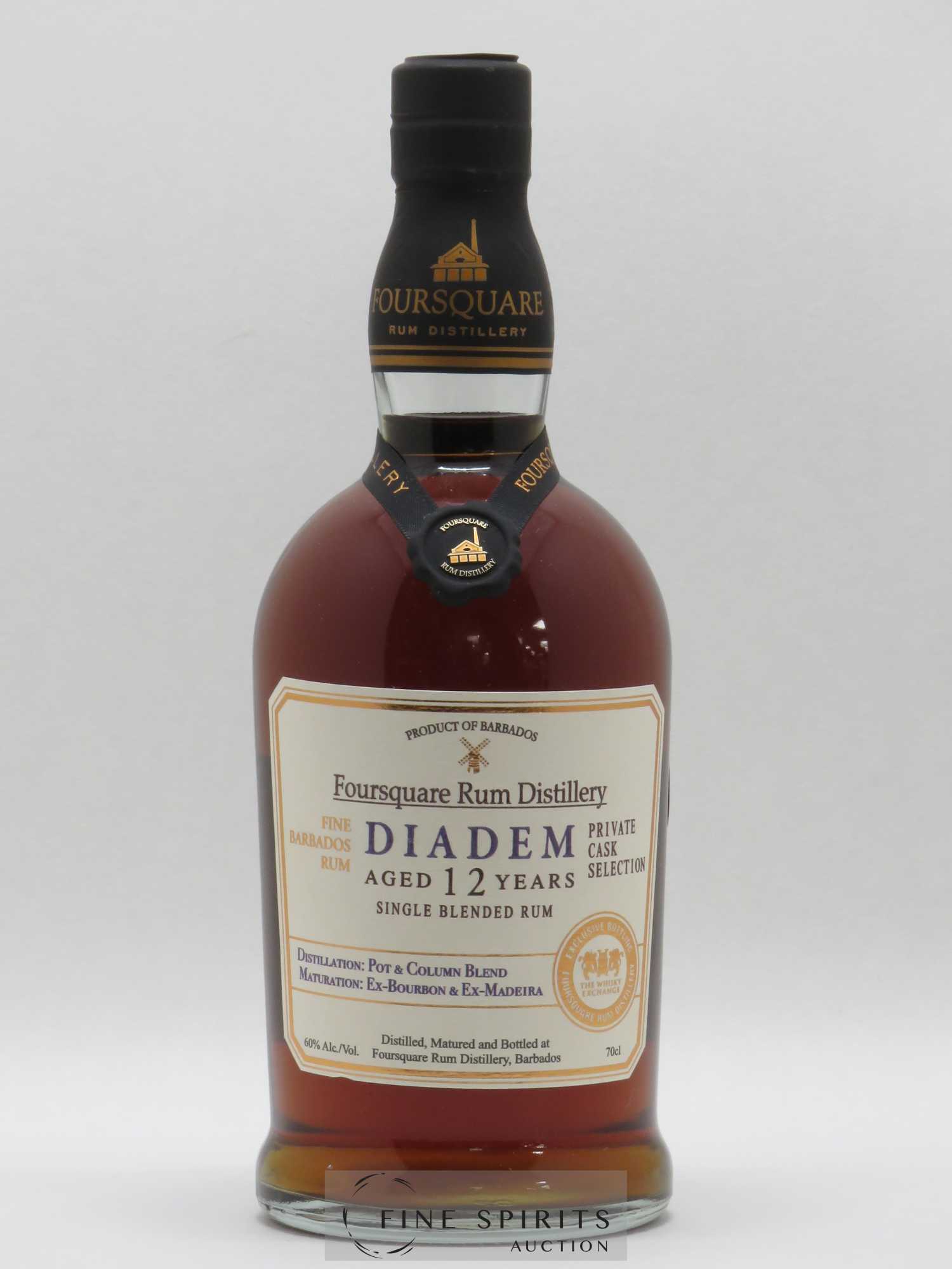Foursquare 12 years Of. The Whisky Exchange Private Cask Selection - Lot de 1 bouteille - 0