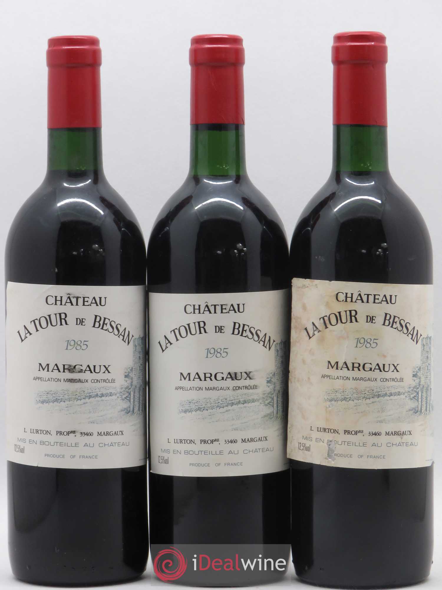 La Tour de Bessan (sans prix de réserve) 1985 - Lot de 3 bouteilles - 0