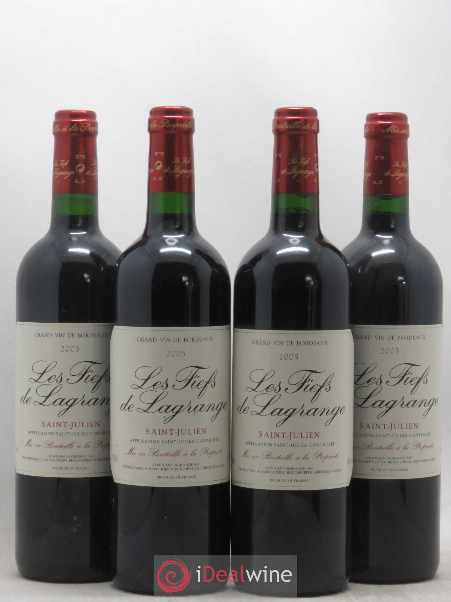 Les Fiefs de Lagrange Second Vin 2005 - Lot de 4 bouteilles - 0