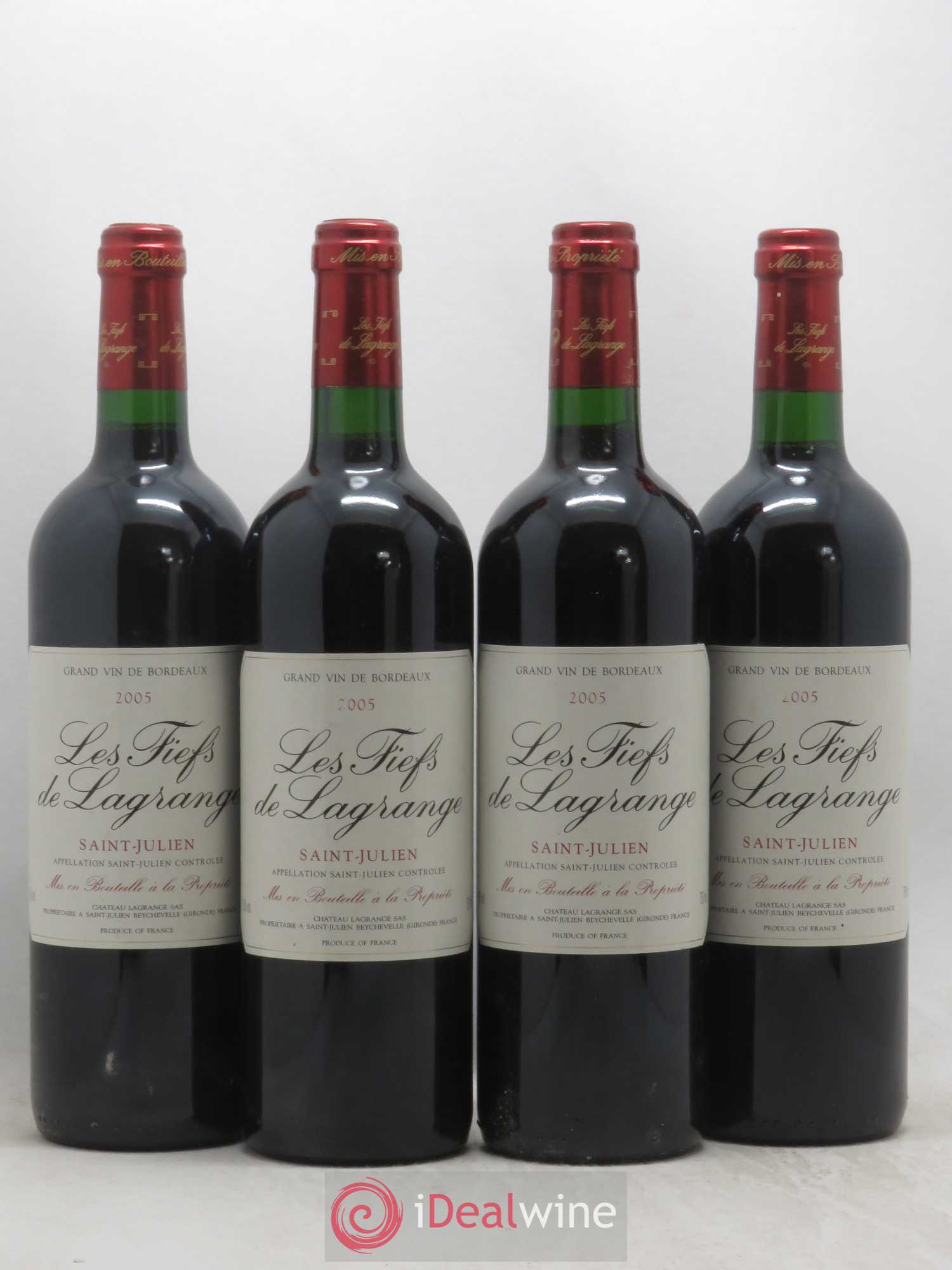 Les Fiefs de Lagrange Second Vin 2005 - Lot de 4 bouteilles - 0