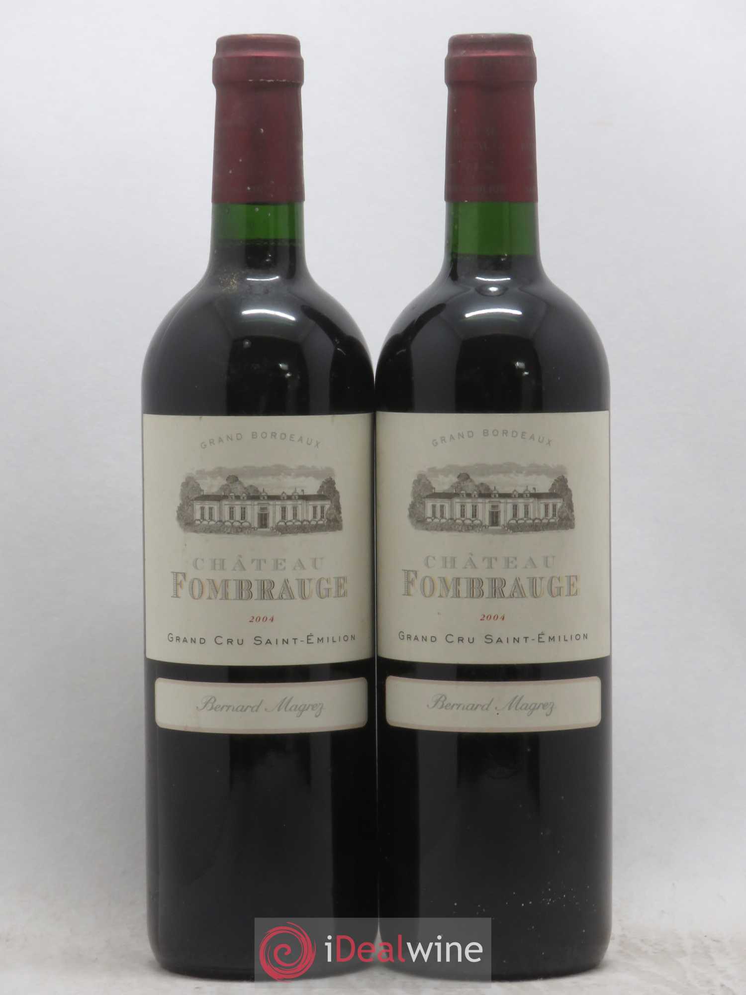 Château Fombrauge Grand Cru Classé 2004 - Lot de 2 bouteilles - 0