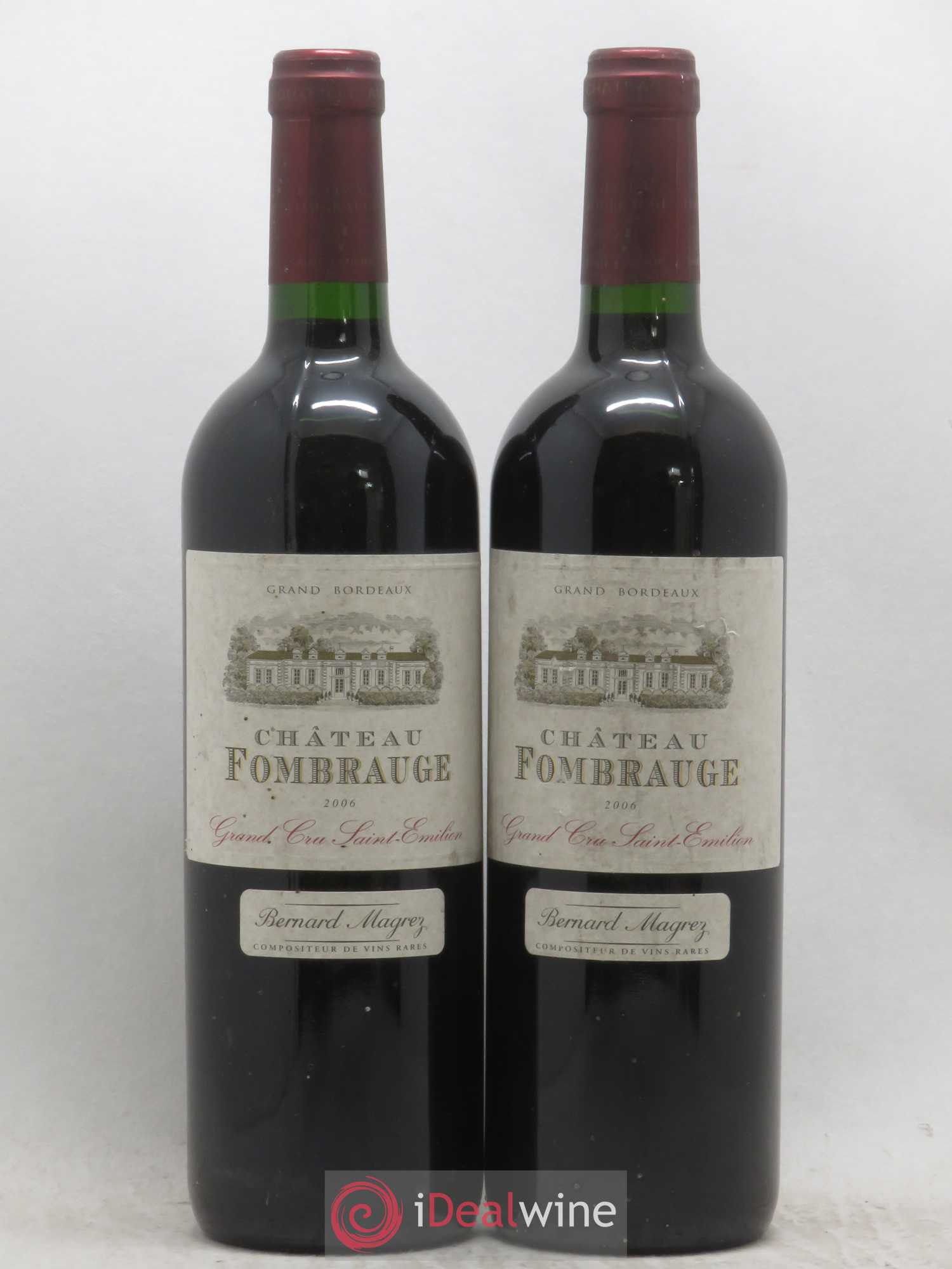 Château Fombrauge Grand Cru Classé 2006 - Lot de 2 bouteilles - 0