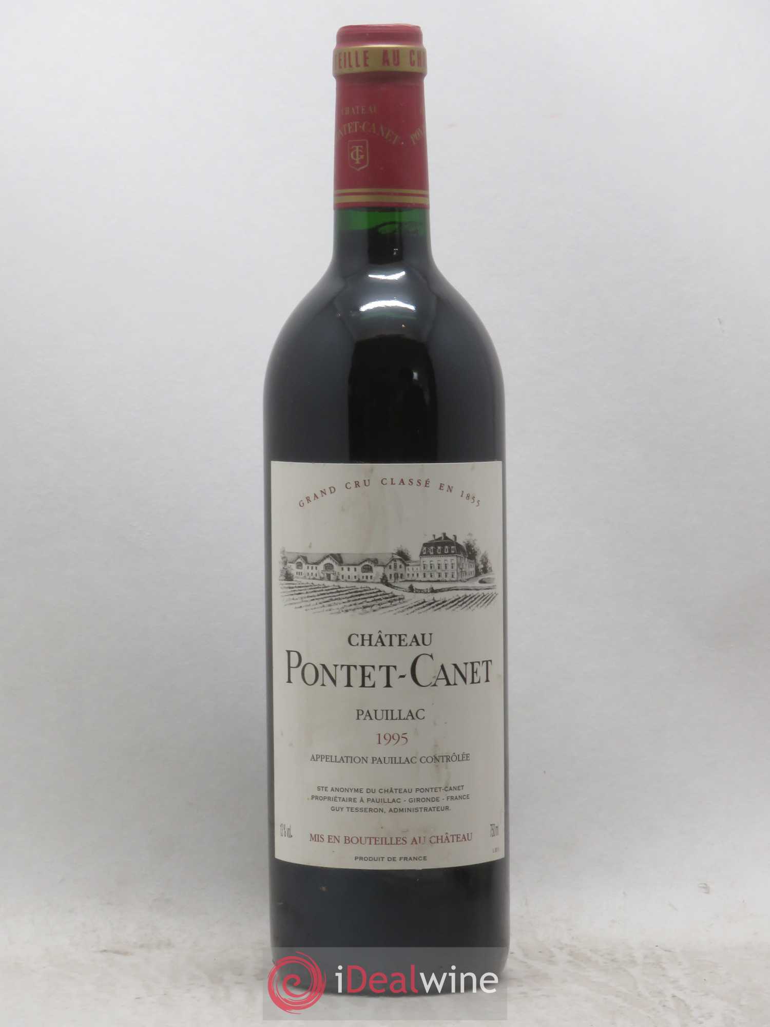Château Pontet Canet 5ème Grand Cru Classé 1995 - Lot de 1 bouteille - 0